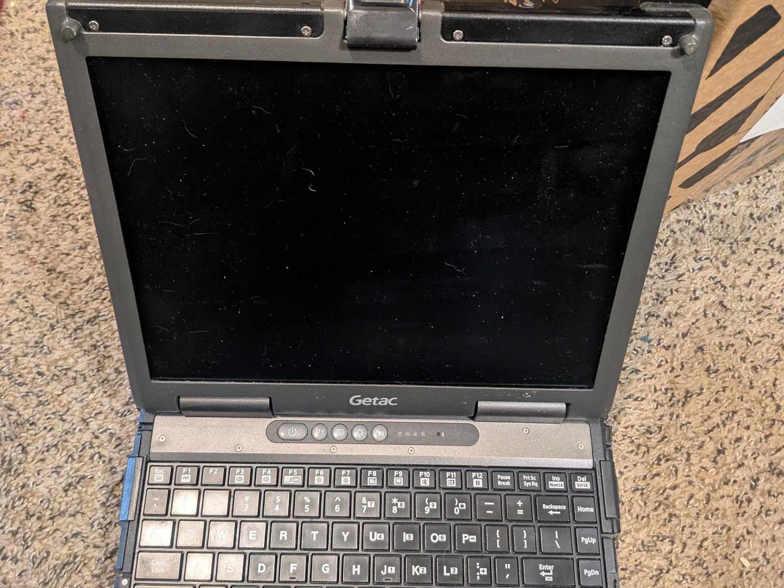 Getac B300 Rugged Laptop i5-4300M 2.6GHz 8GB RAM No HDD Boots to BIOS w/battery