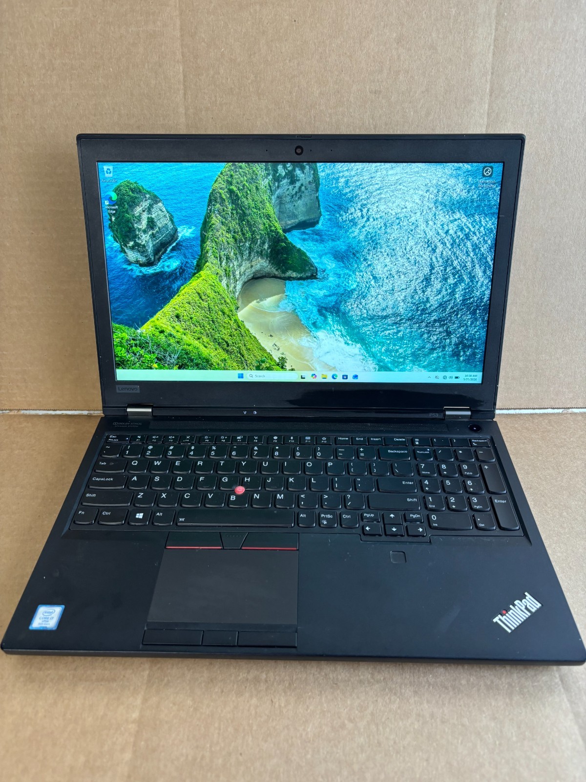 LENOVO THINKPAD P53 i7-9850H 2.6GHZ RAM 16GB SSD 1TB PLUS HDD 500GB NVIDIA T1000