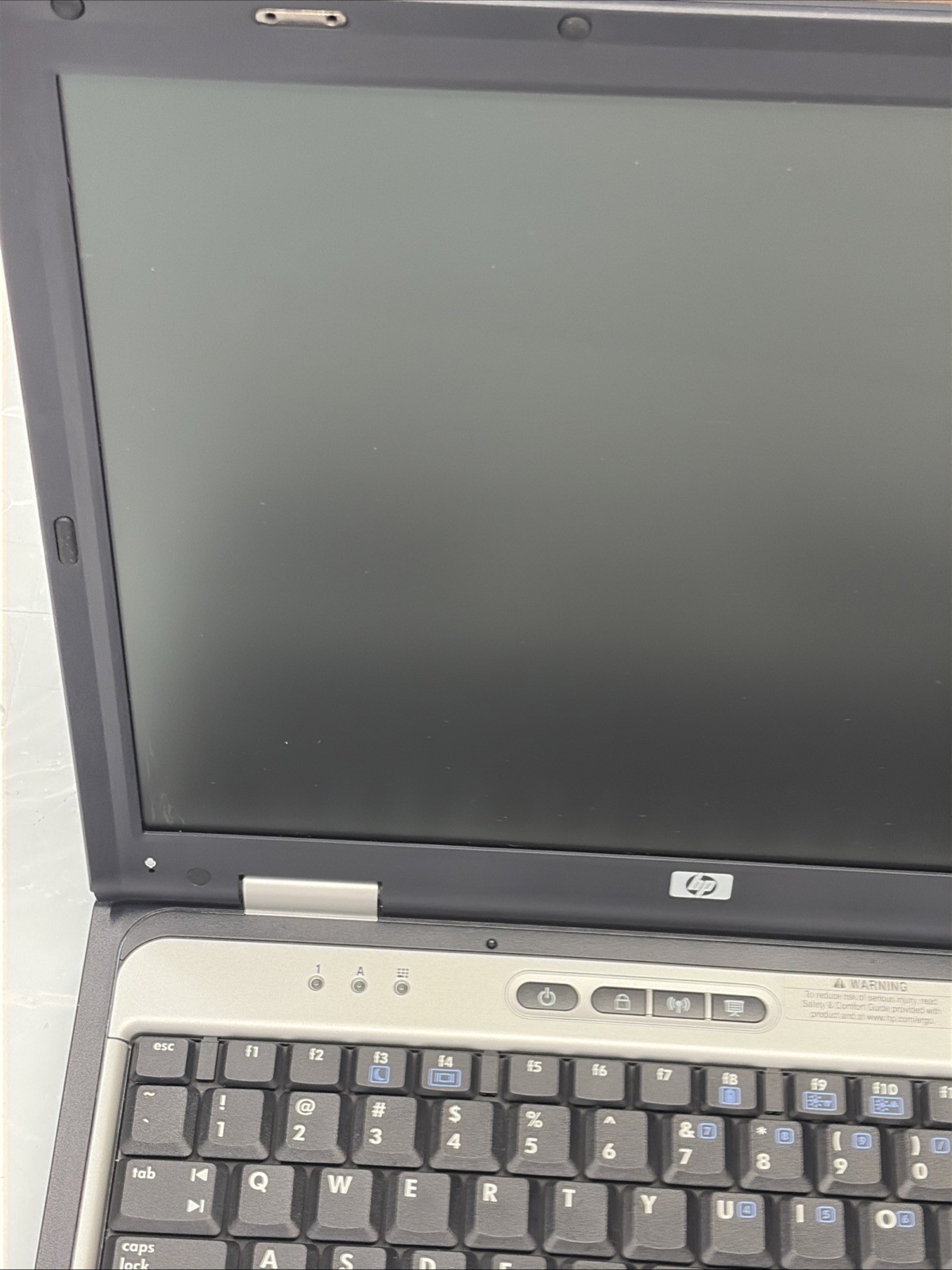 HP Compaq nc6000 Anatel T60M283.00 for Parts Or Repair, untested AS-IS condition