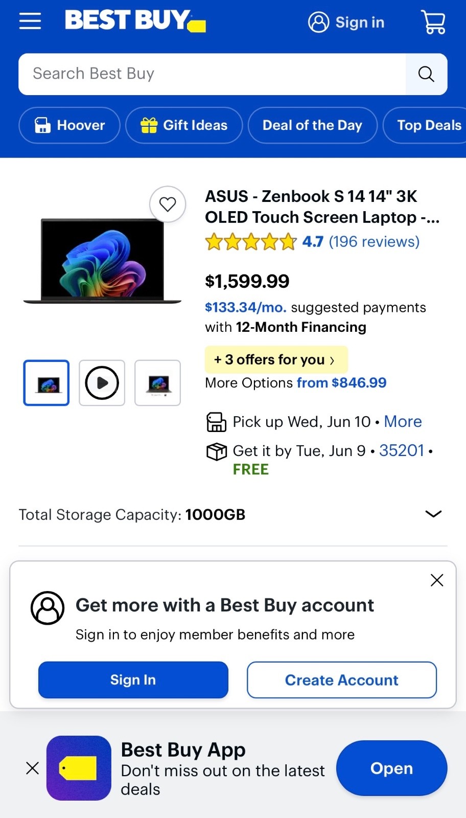 Zenbook S14 1TB, Intel Ultra 7 256v Charger Included