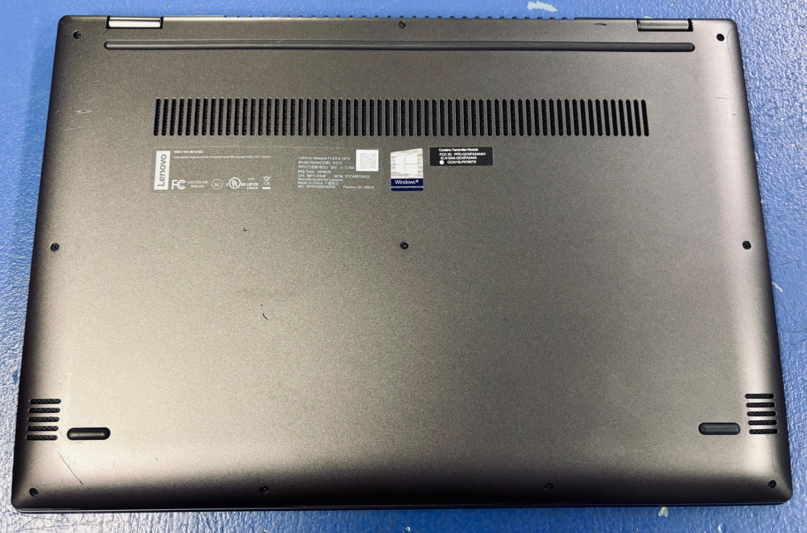 Lenovo IdeaPad FLEX 5-1570 15.6″ Intel i5-8250U@1.60GHz, 8GB-RAM, 512GB-SSD.