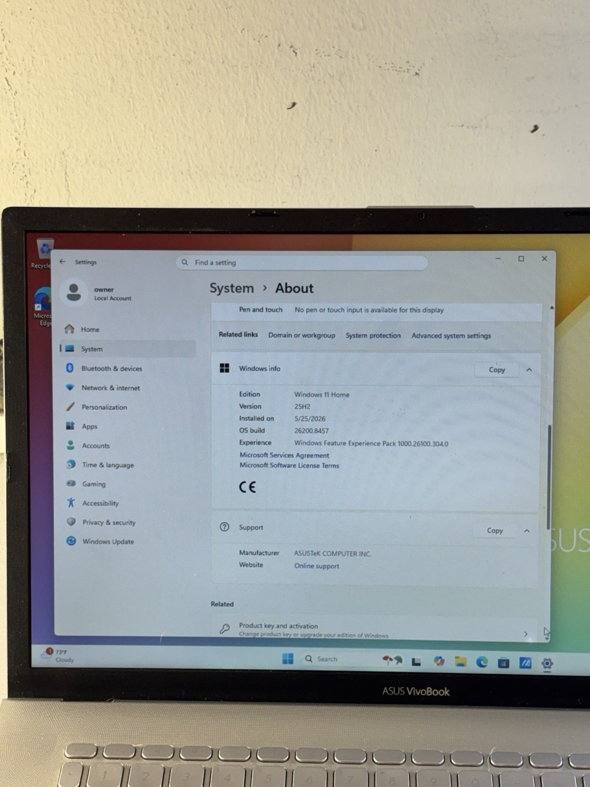 ASUS VivoBook X712A 17.3″ Intel Core i7 1165G7 @ 2.80 GHz 512GB SSD. 8GB RAM,