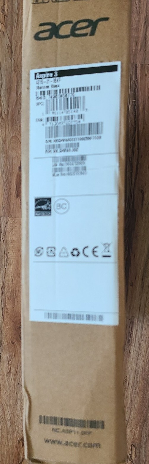 Acer Aspire 3 A315-21-95KF 15.6″ (1 TB, AMD A9 3.40 GHz, 6 GB) Laptop – Black