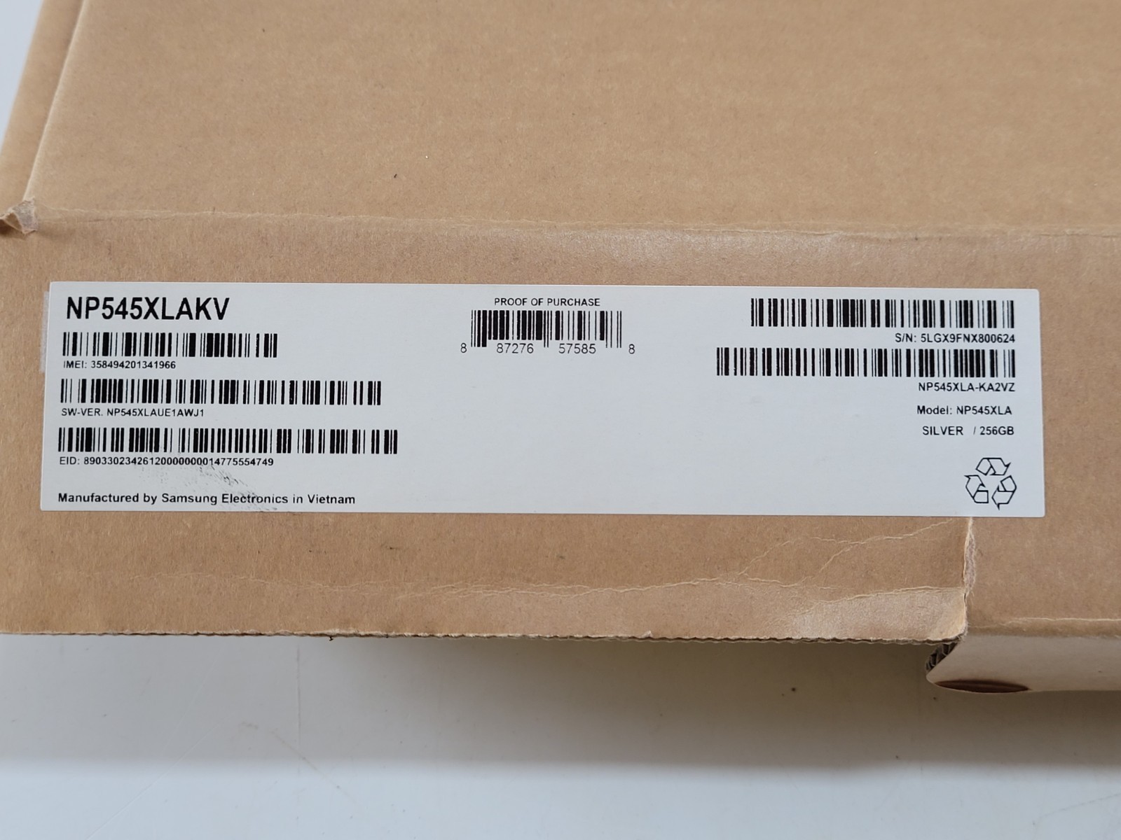 Samsung Galaxy Book Go 14″ Laptop 5G NP545XLA-KA2VZ 8GB 256GB Win 11