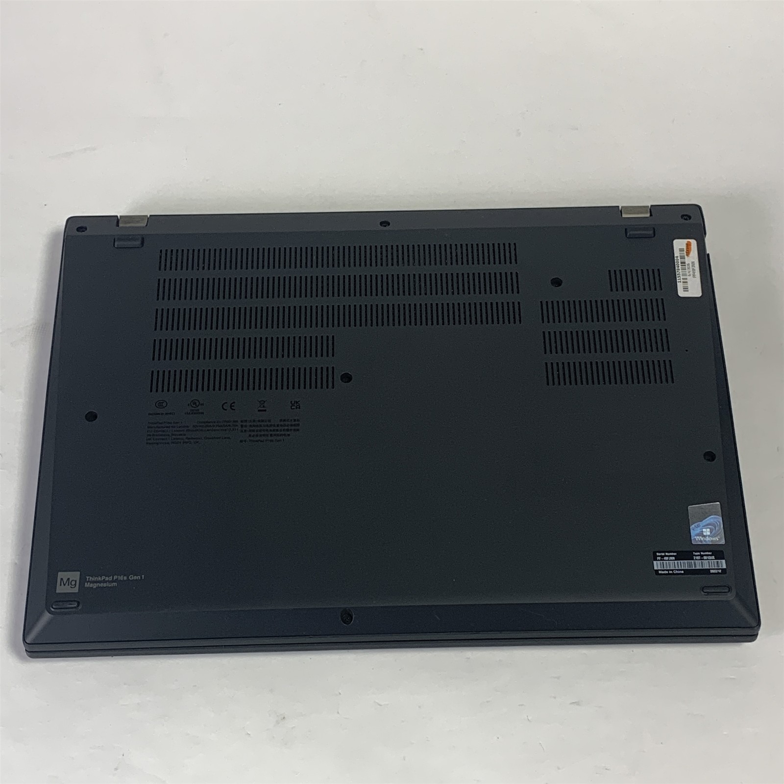 Lenovo ThinkPad P16S Gen 1 16″ Laptop i7-1260P 2.1GHz 32GB 1TB NVMe SSD – Win11