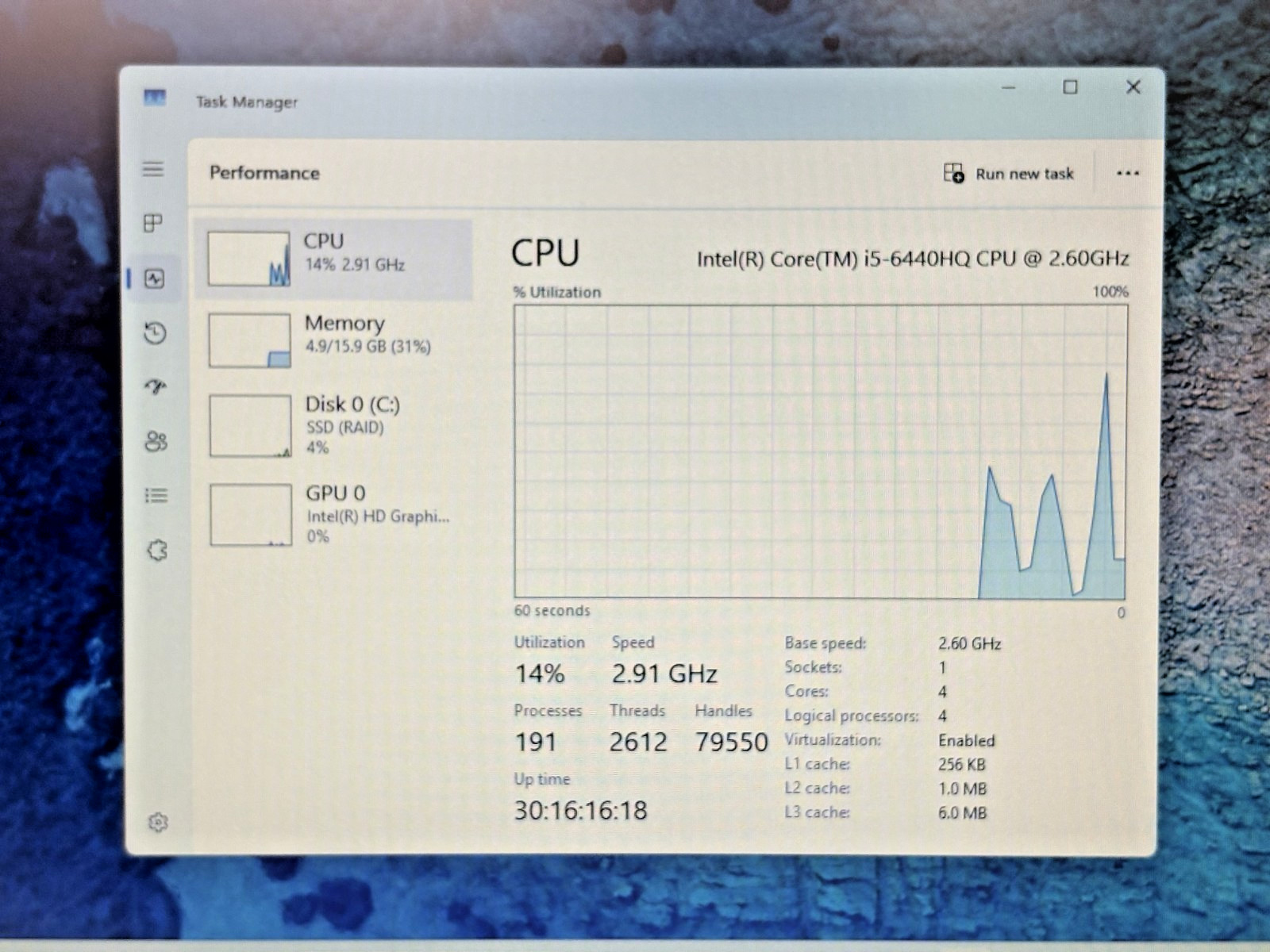 Dell Latitude E5470 14″ Intel i5-6th Gen 2.60GHz 16GB RAM 256GB SSD Win 11 Pro*