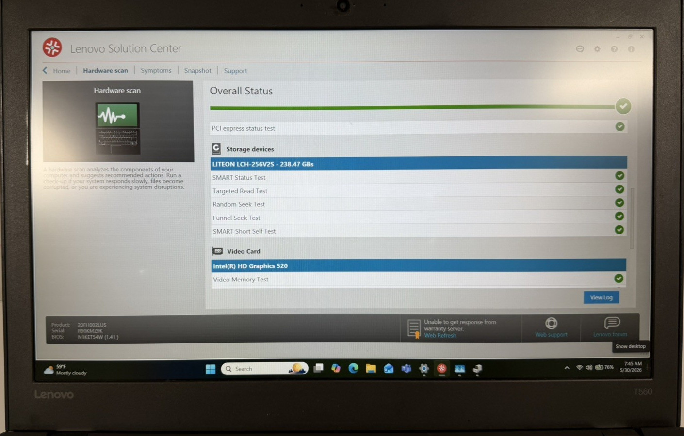 Lenovo ThinkPad T560 i7-6600U 24GB RAM 256GB SSD 15.6″ FHD Windows 11 Pro