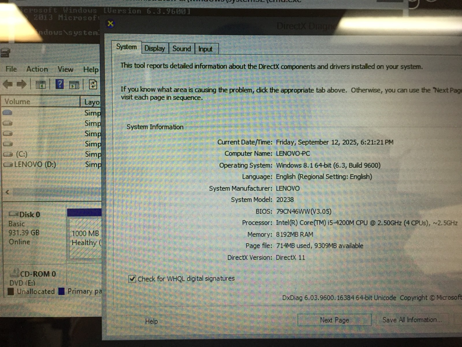 Lot of 2*Bad Batt*Lenovo ThinkPad E440 G510 15.6 14″ Laptop/i5-4200M/4GB/8GB/1TB