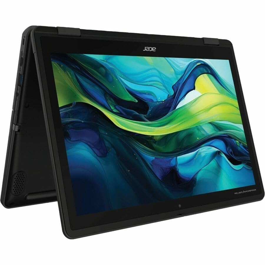 Acer TravelMate B3 Spin 12 12.2″ Touch 60Hz Intel N-Series N150 4GB Black W11P
