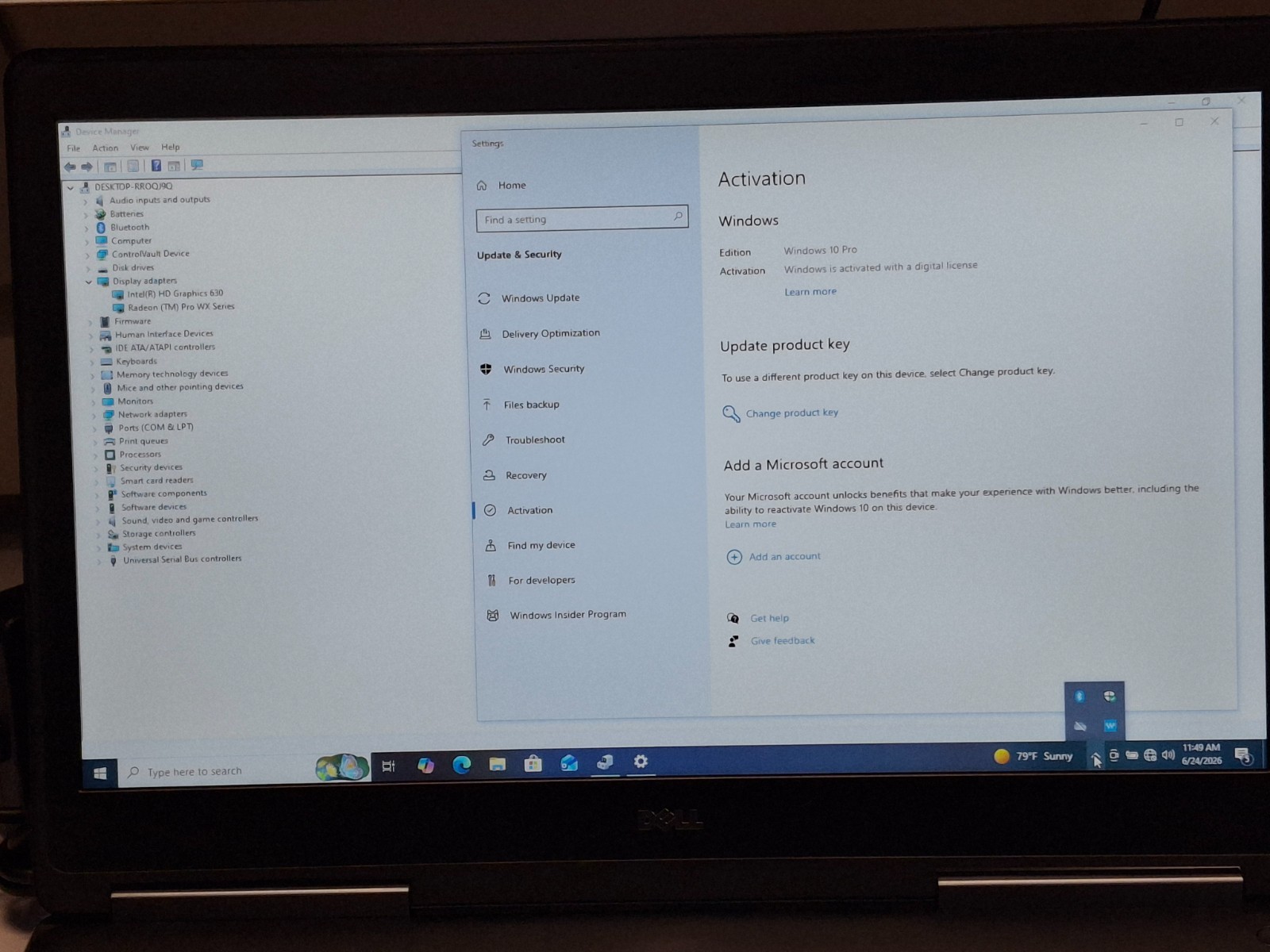 DELL PRECISION 7720 I7-7820HQ 256GB SSD 32GB RAM Radeon WX 4130 Win 10 Pro