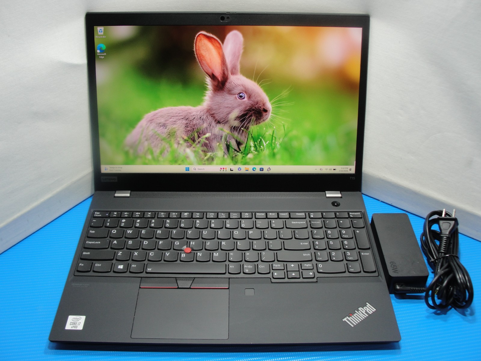 Lenovo ThinkPad T15 Gen1 15.6″UHD i7-10610U 1.8GHz 16GB RAM 256GB SSD NV MX330