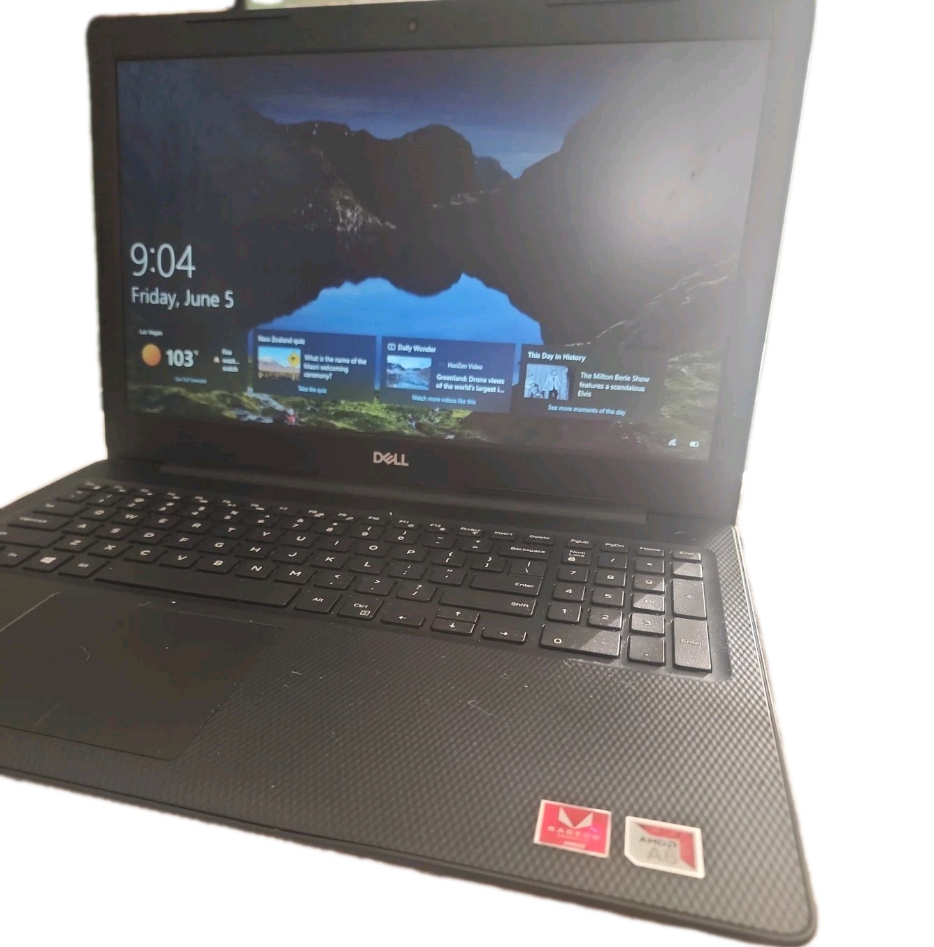 Dell Inspiron 3595 AMD A6-9225 2.60GHz 4GB RAM 500GB HDD Windows 10 Laptop
