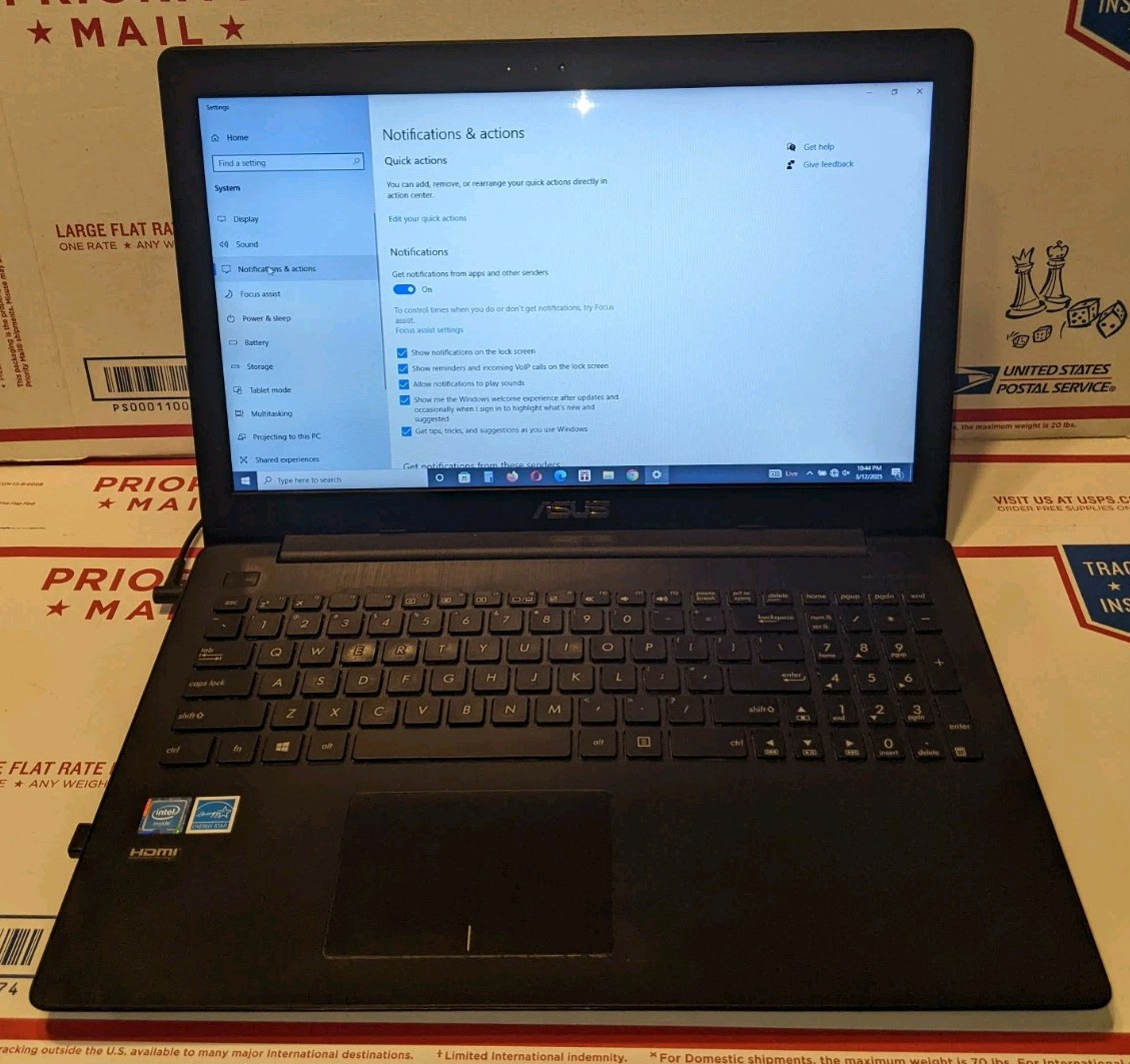ASUS X553S 15.6” / Intel Dual Core N3050 @ 1.60GHz – Win10 – Black EXCELLE w/Box