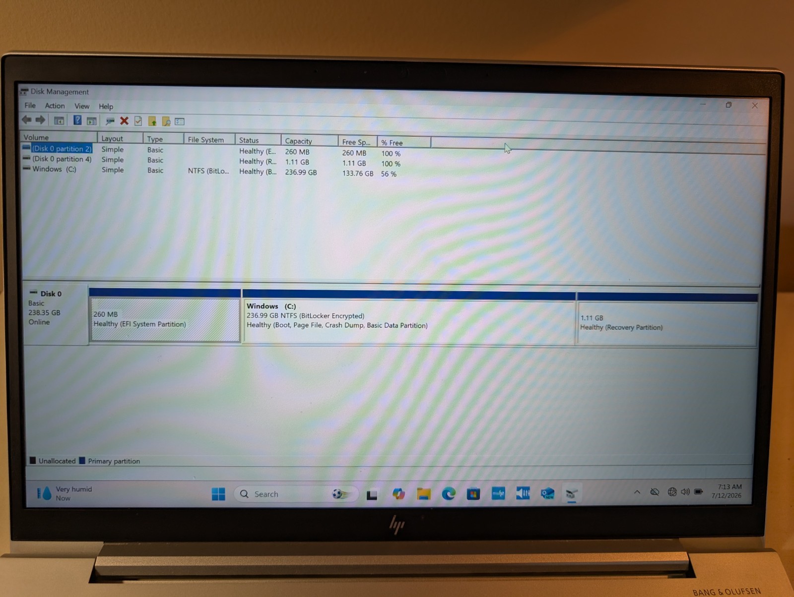 HP Elitebook 840 G7 i7 Intel 16GB 256GB SSD Touchscreen Excellent Condition