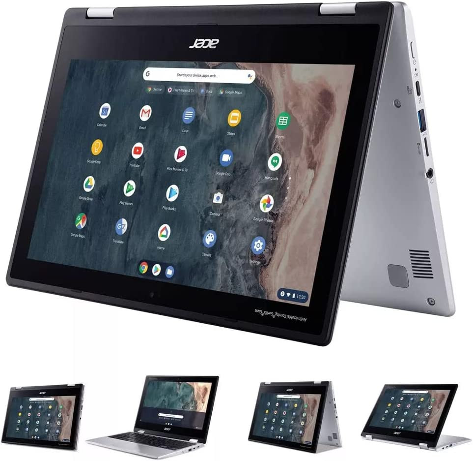2022 Newest X360 Chromebook Spin 2-In-1 Convertible Laptop Student Business, Dua
