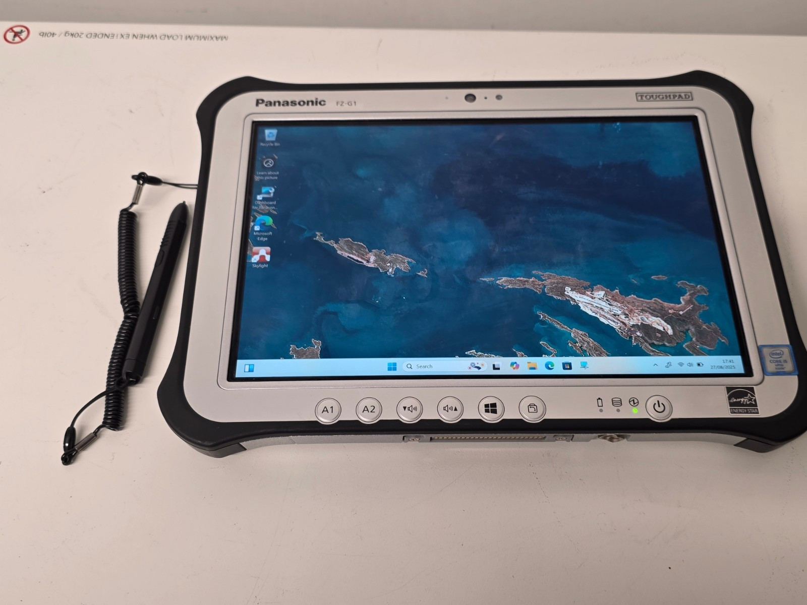 10.1″ PANASONIC TOUGHPAD FZ-G1 MK4 FZ-G1R0-53TE i5-6300U 2.40GHZ 4GB 128GB LTE