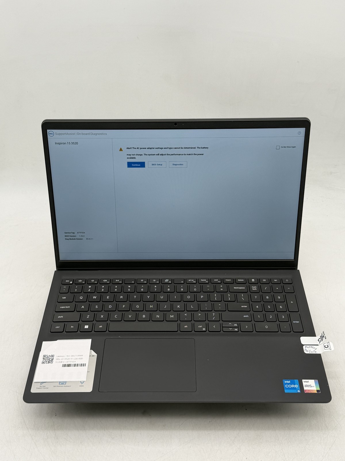 Dell Inspiron 15 3520 15.6″ i5-1235U 16GB 512GB |NO OS Read|