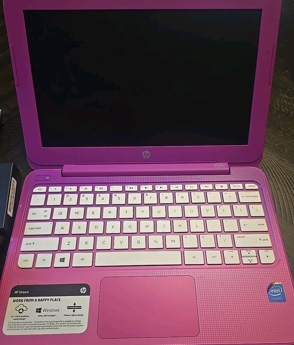 HP Stream 11.6″ Laptop Intel Celeron Model 11-dp11wm 32GB Pink FOR PARTS ONLY