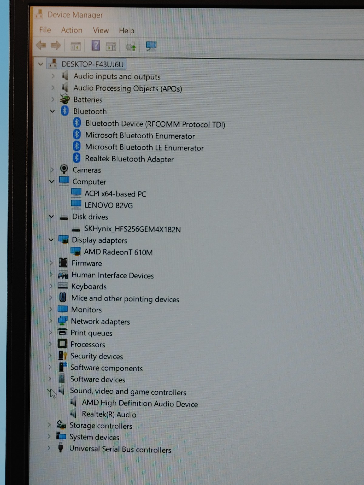 Lenovo IdeaPad 1 15AMN7 15.6″ Ryzen 5 7520U 8GB 256GB SSD Windows 11 Home
