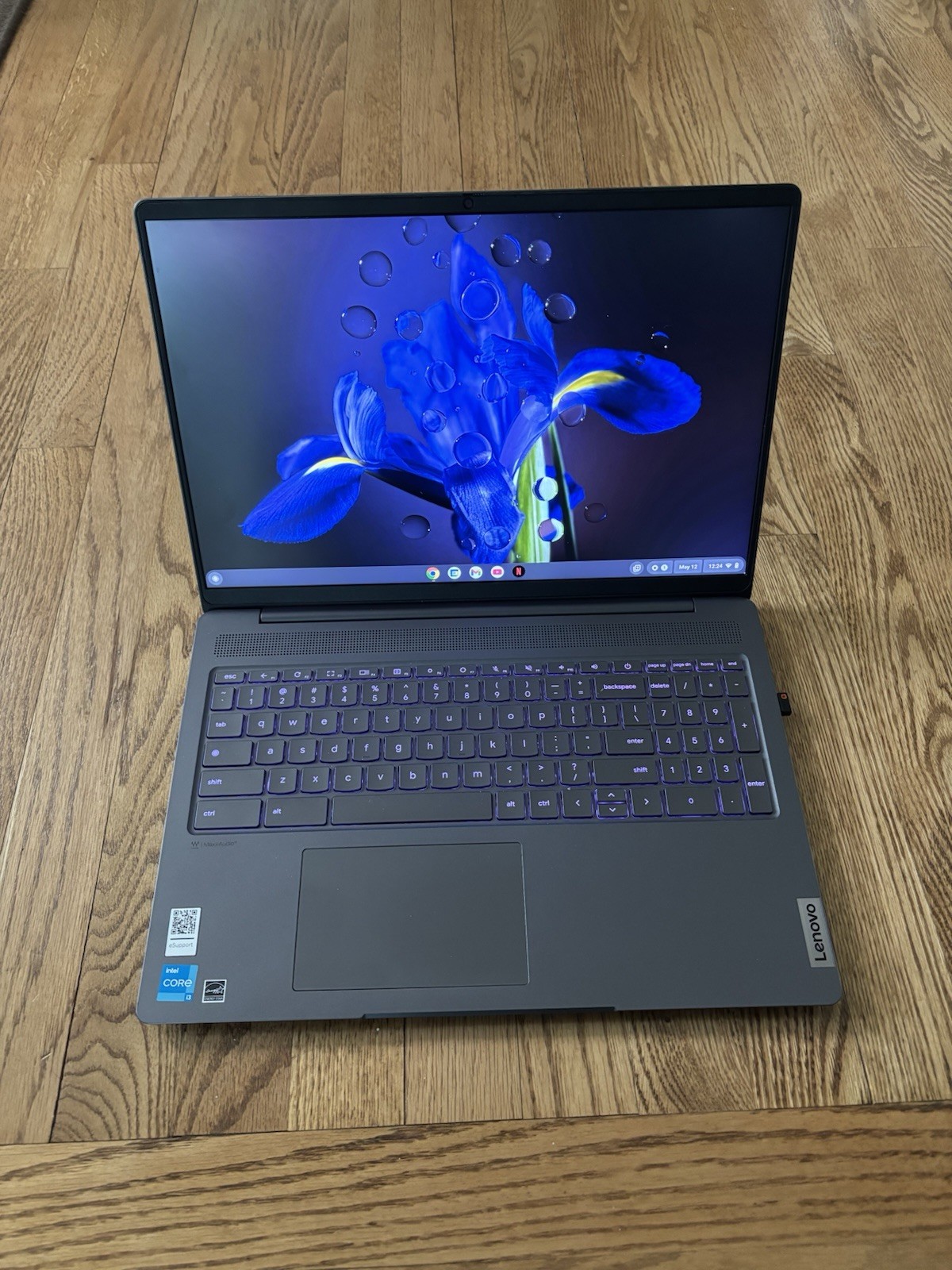 Lenovo IdeaPad 5 Chromebook 16iau7 16″ (128GB SSD Intel Core i3 12th gen)