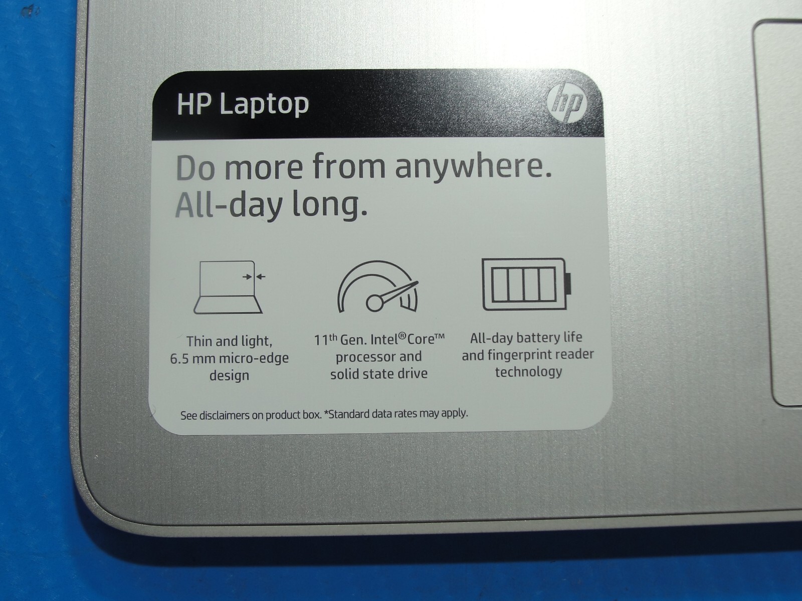 HP 14-dq2053cl 14” FHD Intel Core i3-1125G4 2.6GHz 8GB 256GB SSD+Charger