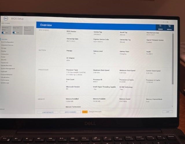 Dell XPS 13 9305 13.3″ Intel Core i7 8 GB Ram 256 GB – TOUCHSCREEN