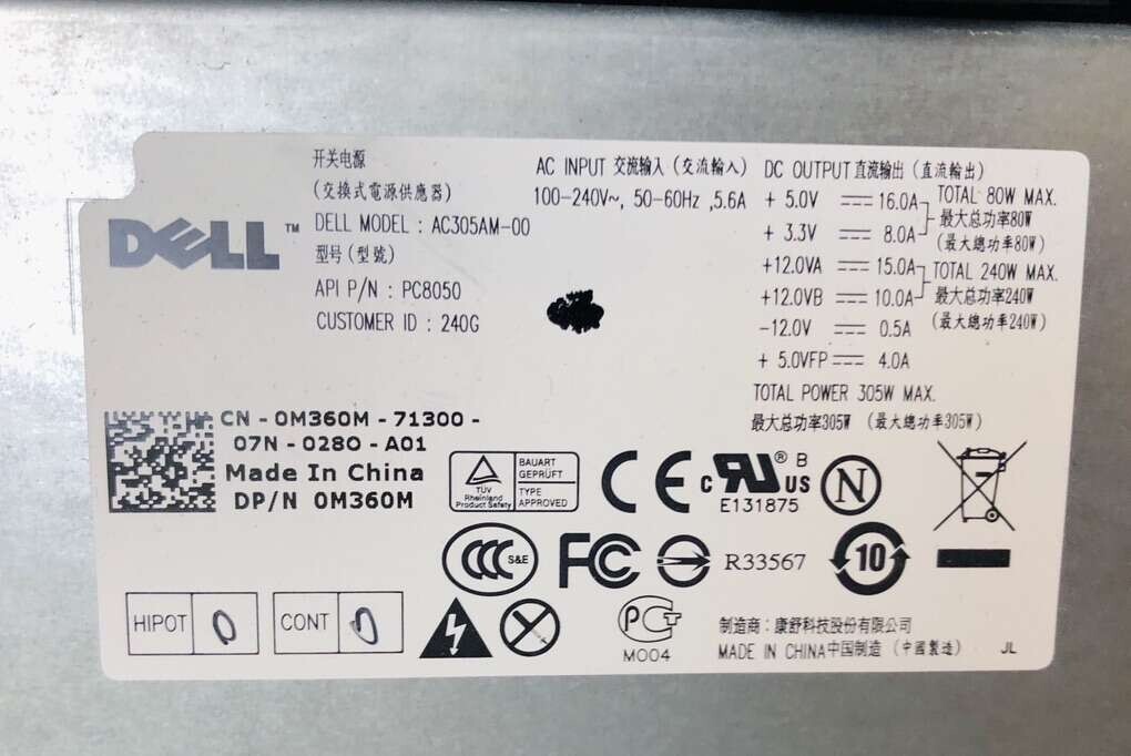 HP Optiplex 780 PARTS ONLY