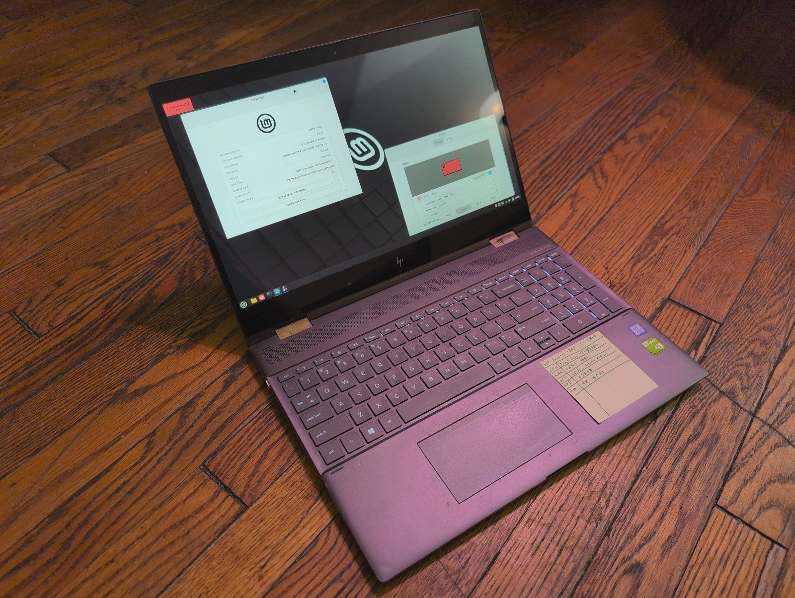 HP Spectre x360 15-CH011DX 15.6″ i7-8850 1.8GHz 16GB RAM 256GB SSD GeForce MX150