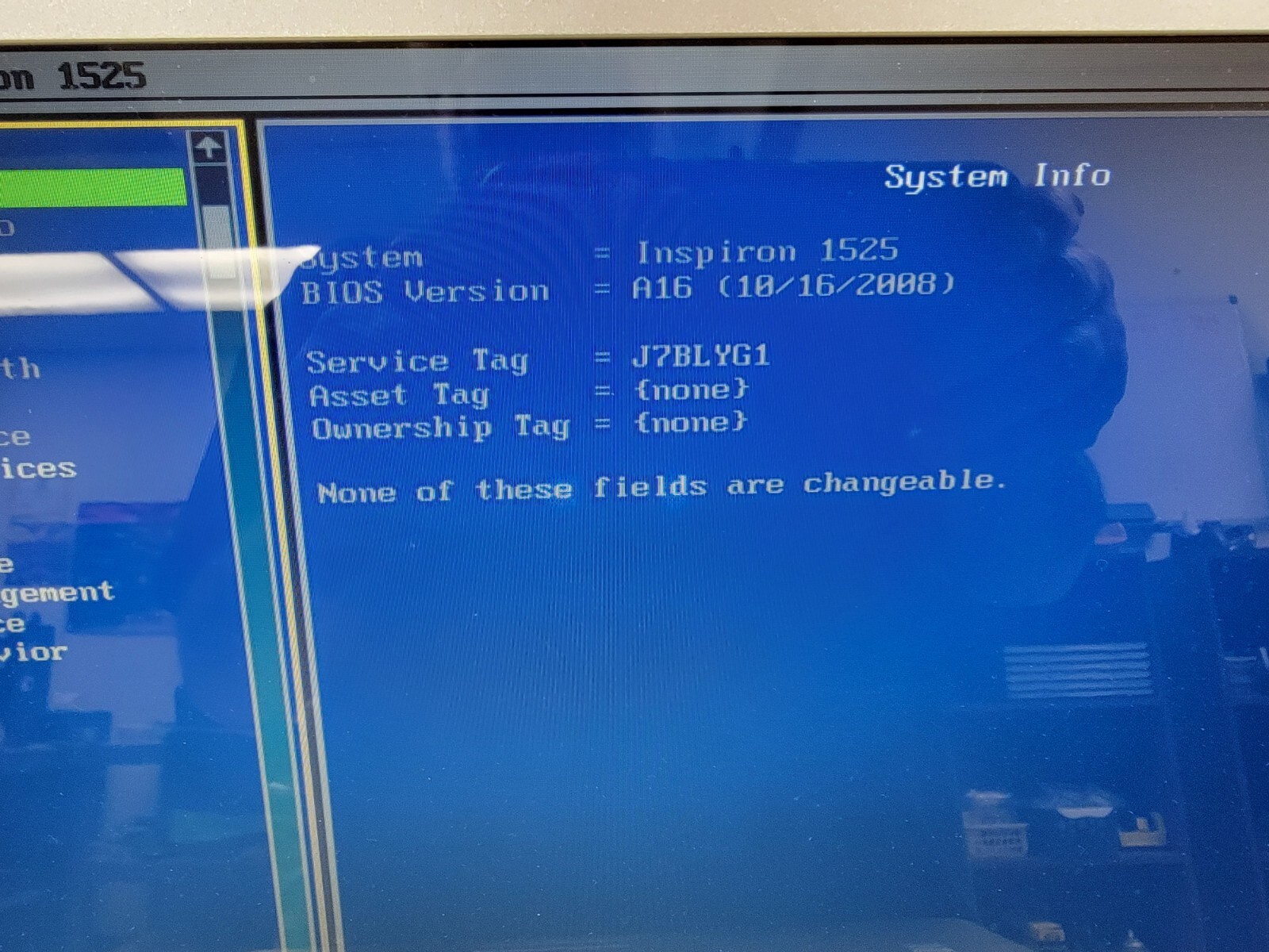 DELL INSPIRON 1525 LAPTOP DUAL CORE 2GHZ 2GB RAM 120GB HDD – HARD DRIVE WIPED