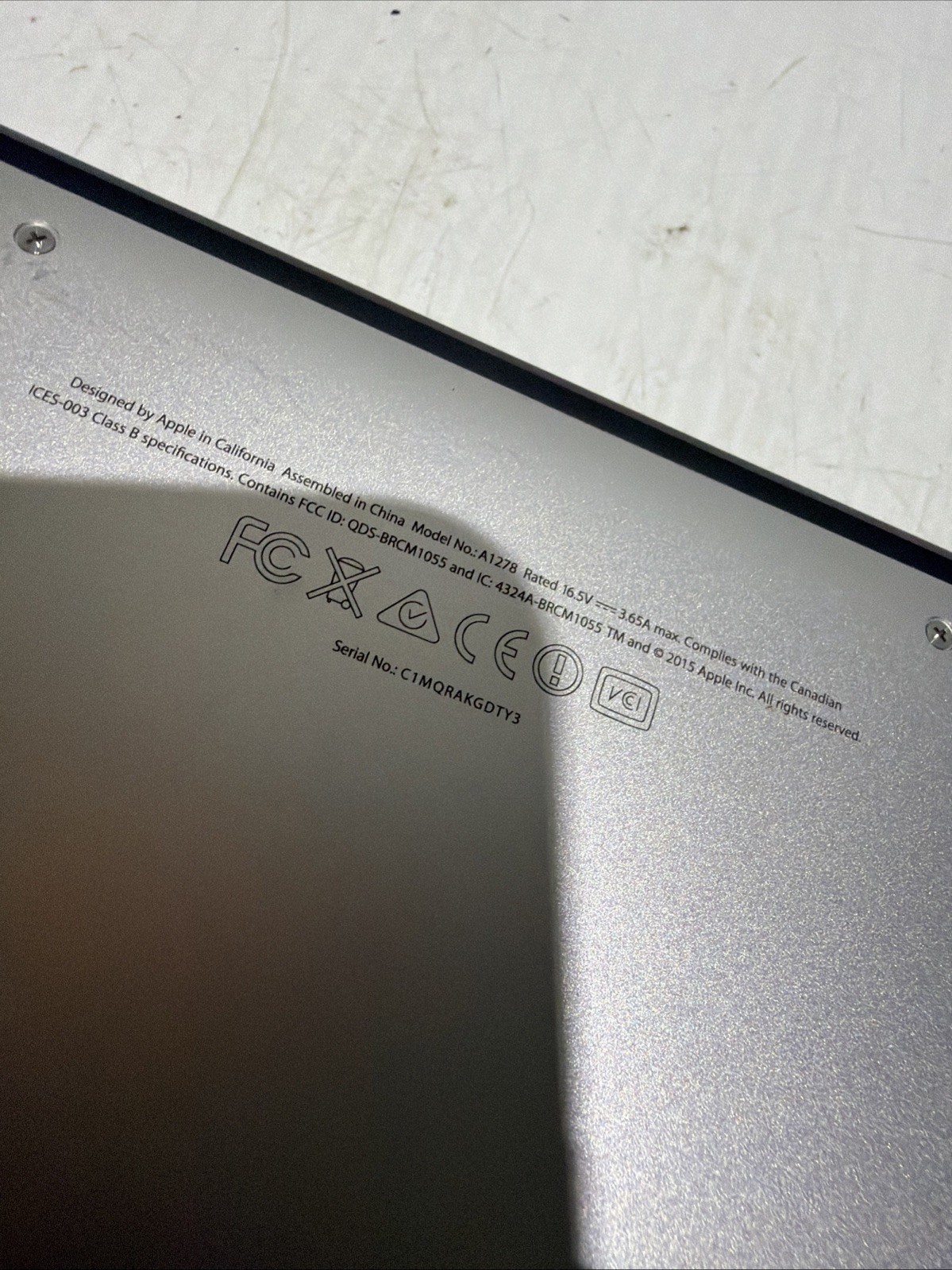 Apple Macbook Pro 13″ Mid 2012 Laptop i5-3210M 4gb Ram 500gb SSD Mac OS High Sie
