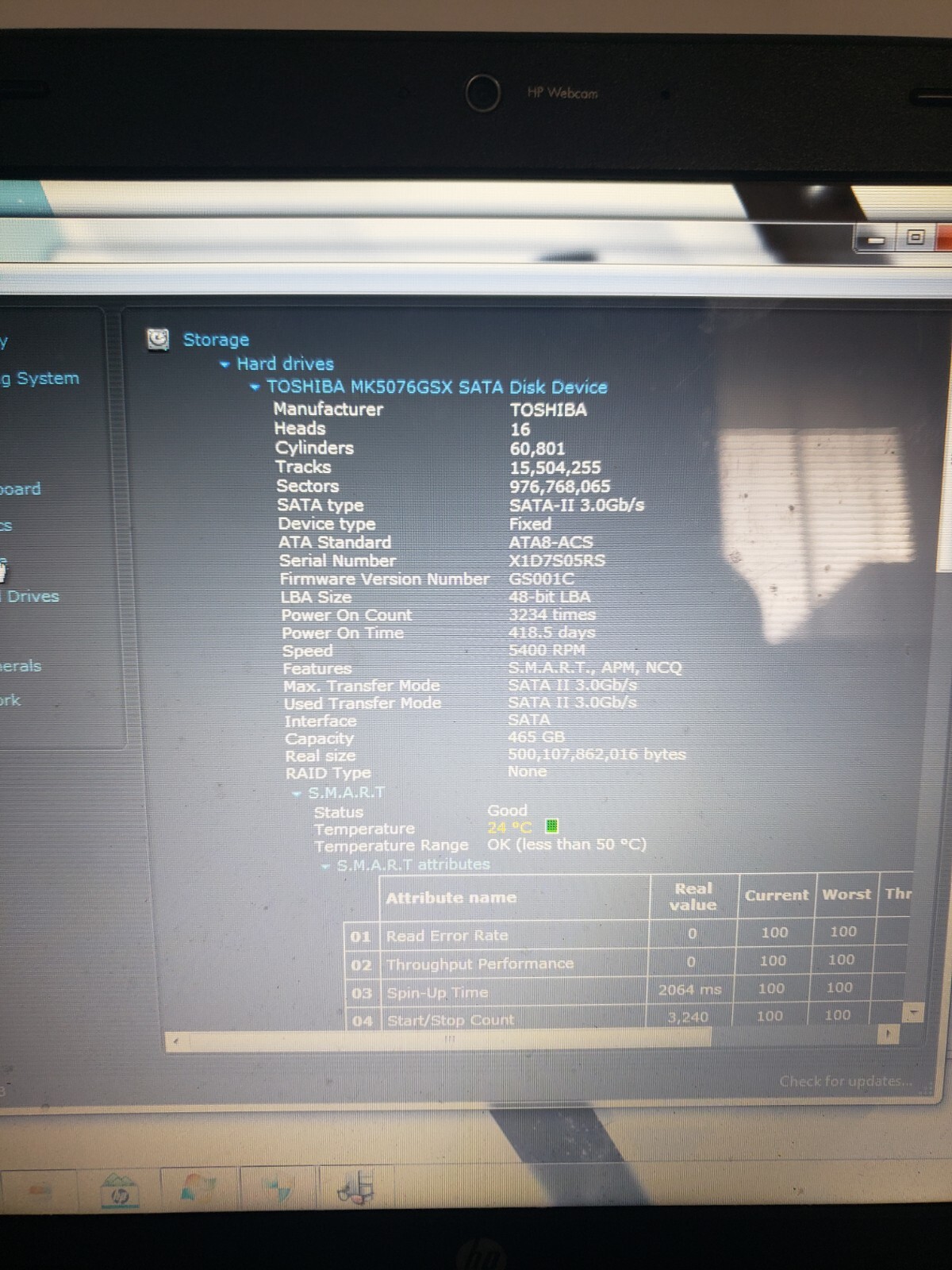 HP Pavilion G6-1C62US 15.6″ Laptop AMD A4-3300M@1.90GHz 500GB HDD 4GB RAM READ