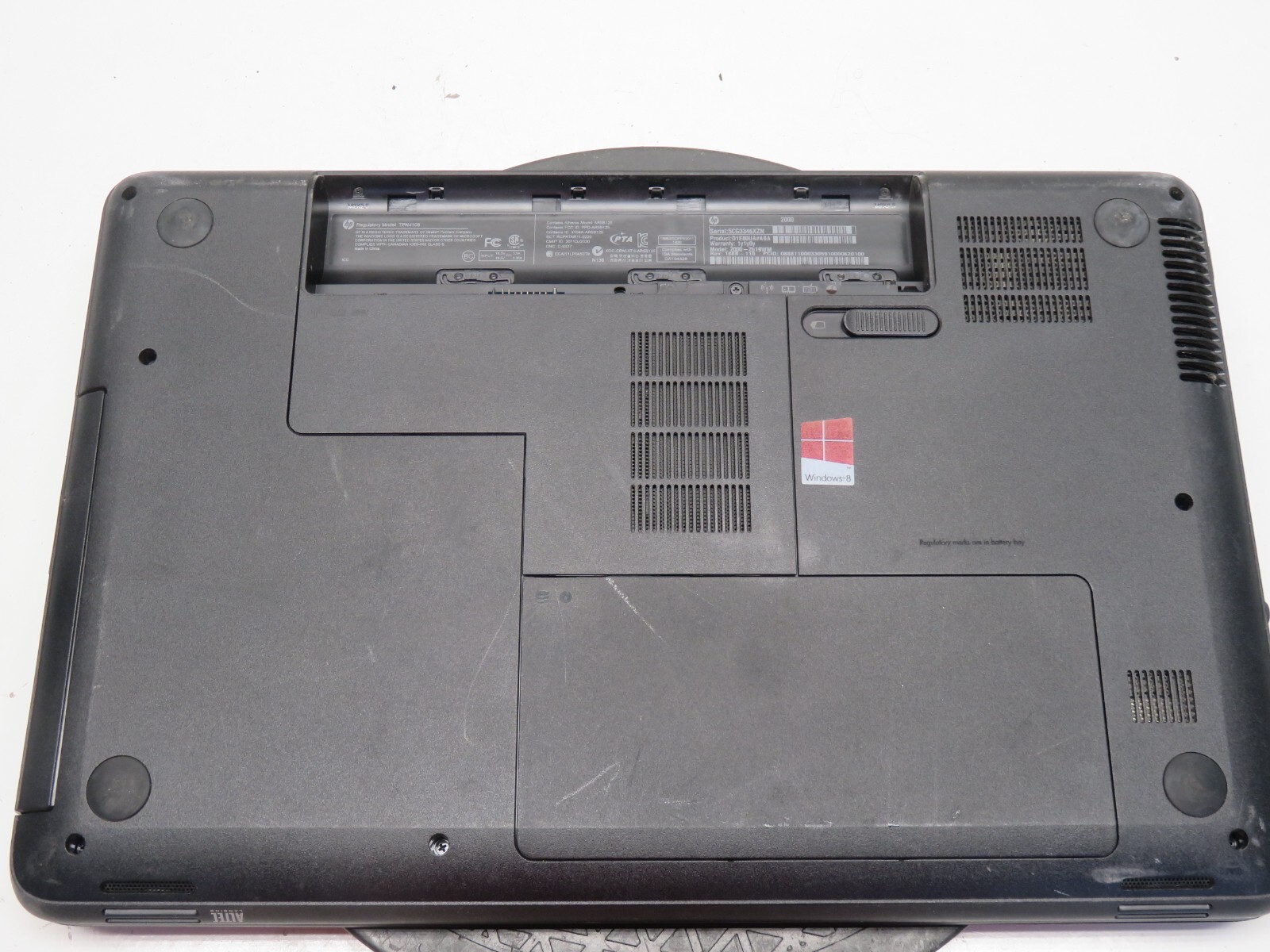 HP Pavilion dv6 Notebook PC AMD Phenom II P960 1800MHz 4GB NO HDD No Batt