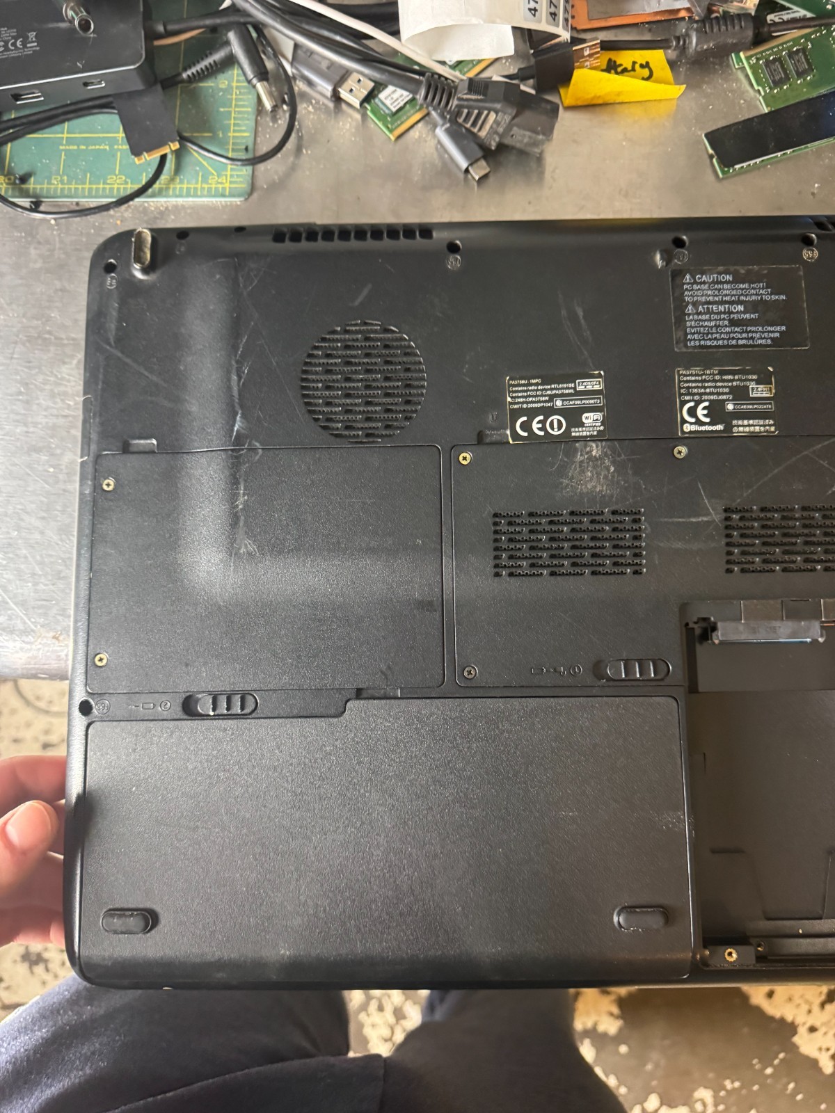 Toshiba Qosmio X505-Q887 Intel Core i7 Laptop for Parts/Repair #4783