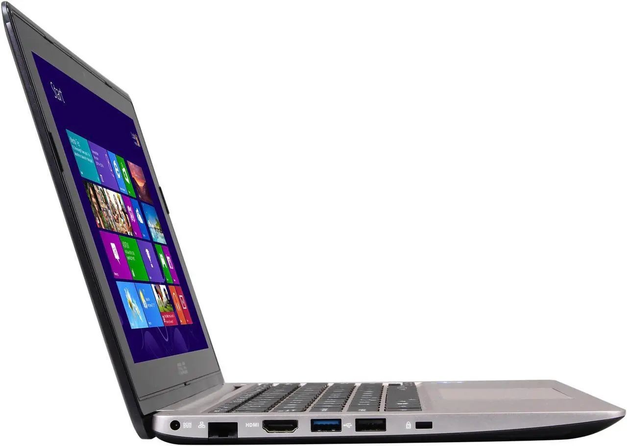 Asus VivoBook – WXGA Touch – i3-3217U – 4GB RAM – 500GB HDD – Gray