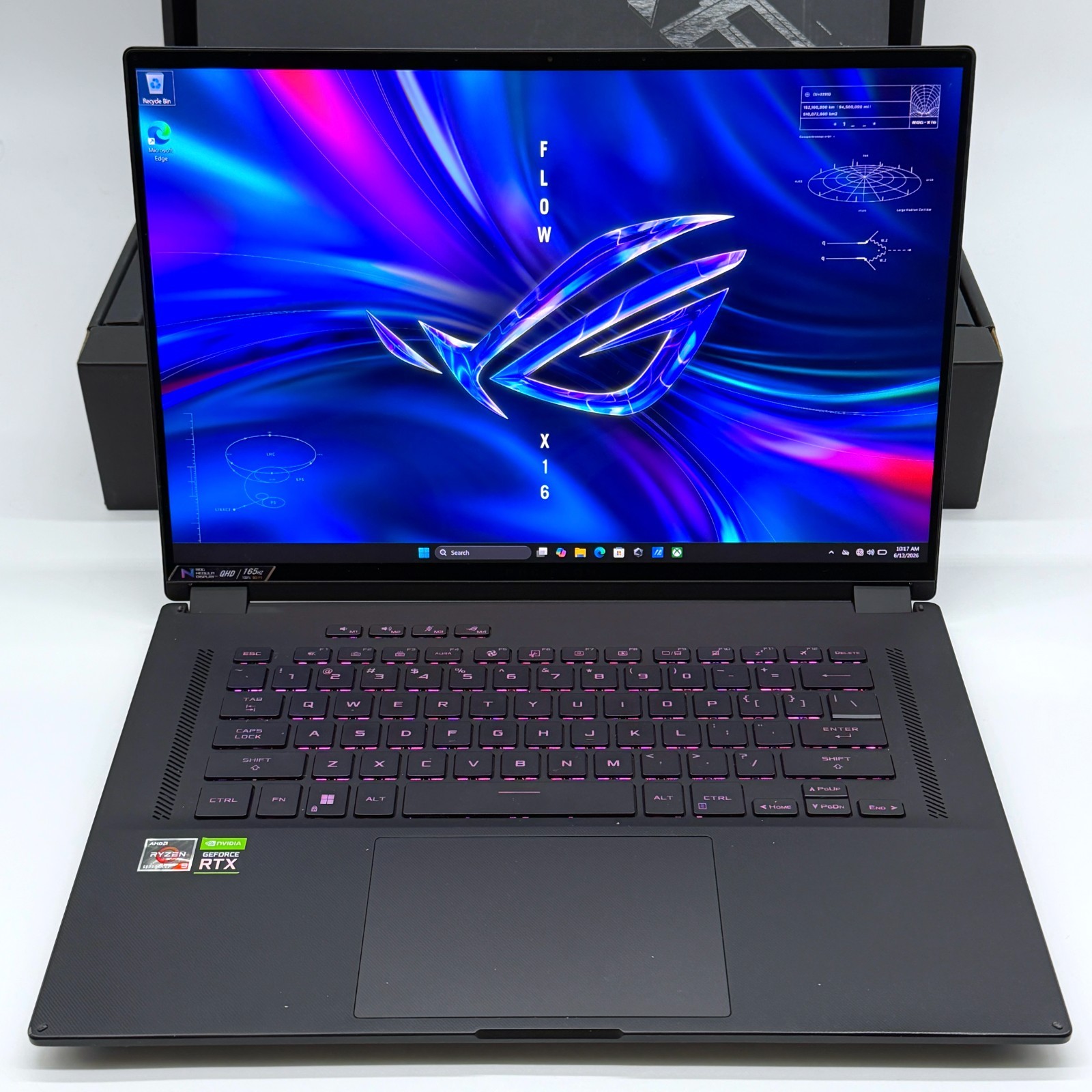 ROG Flow X16 GV601 16 QHD+ TOUCH 3.3GHz Ryzen 9 *UPGRADED 32GB RAM* RTX 3060