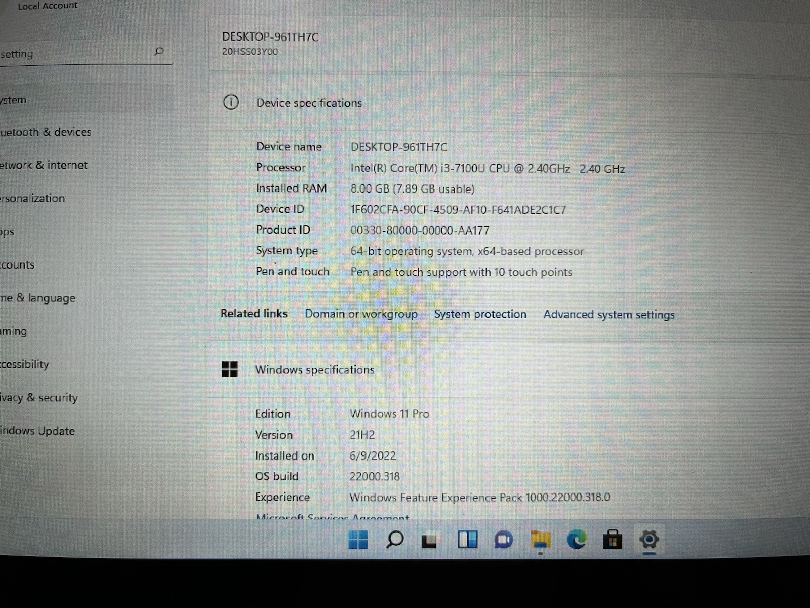 Lenovo Thinkpad Yoga 11e 4th gen core i3 7th gen Windows 11 16gb RAM