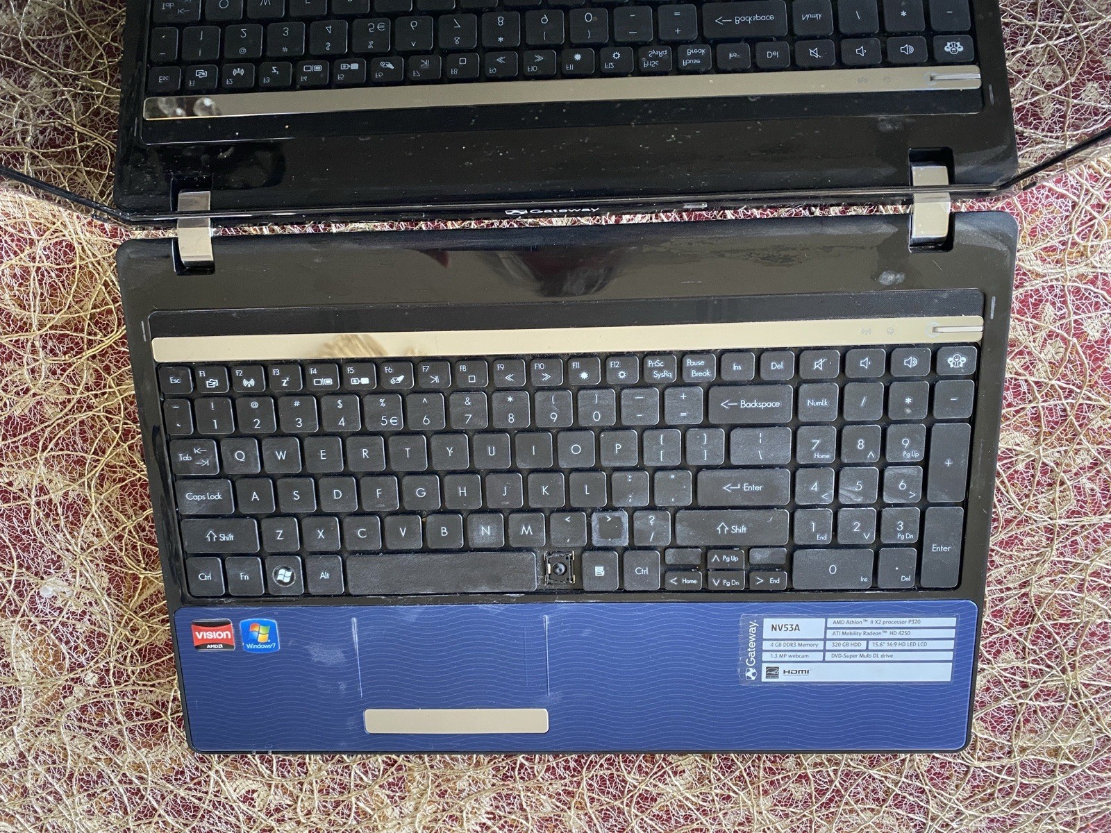 Gateway NEW95 Notebook AMD Vision Processor System Unit For Parts/Repair