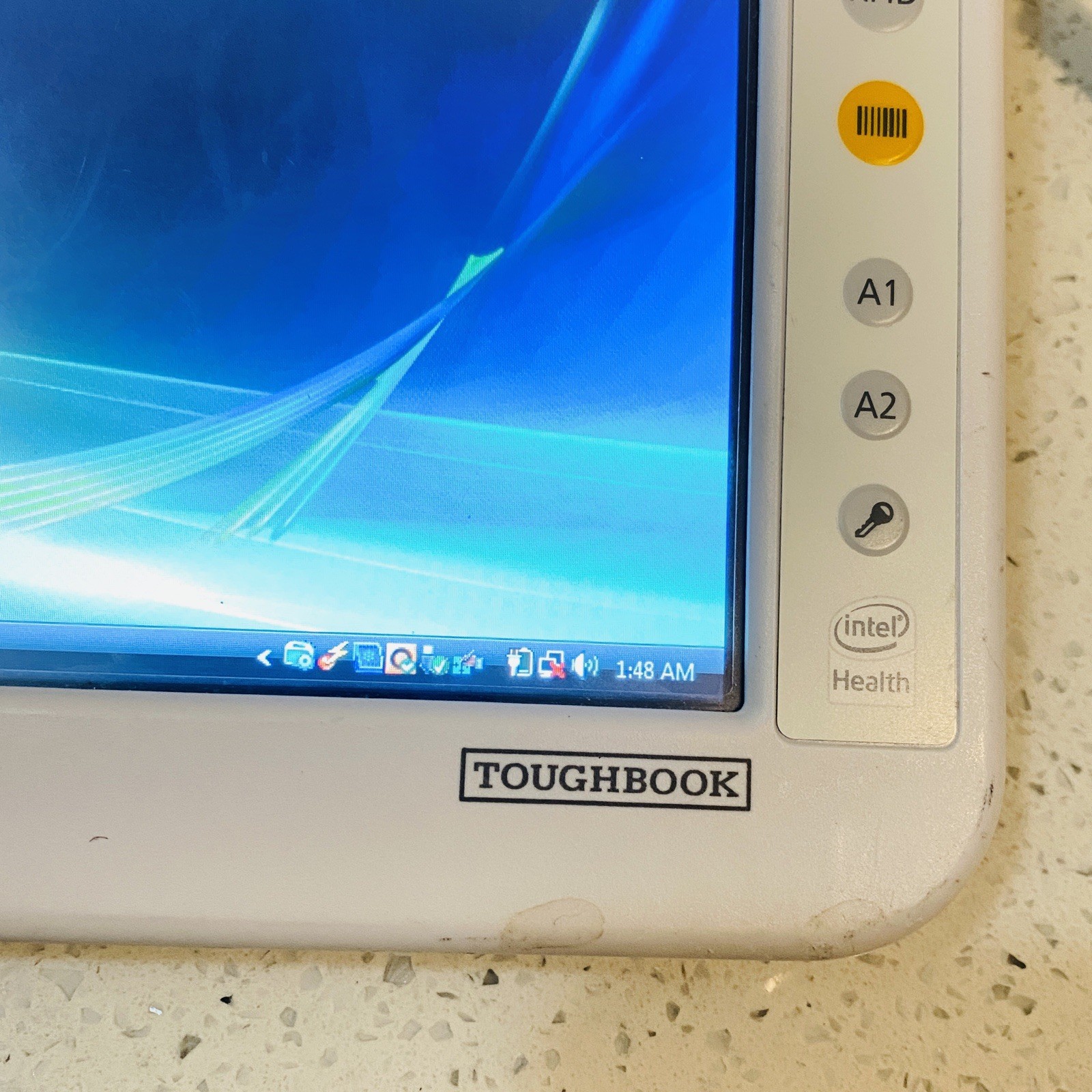 Vintage Panasonic Toughbook CF-H1 Tablet w/ Dock Windows 7 80GB HDD Read…