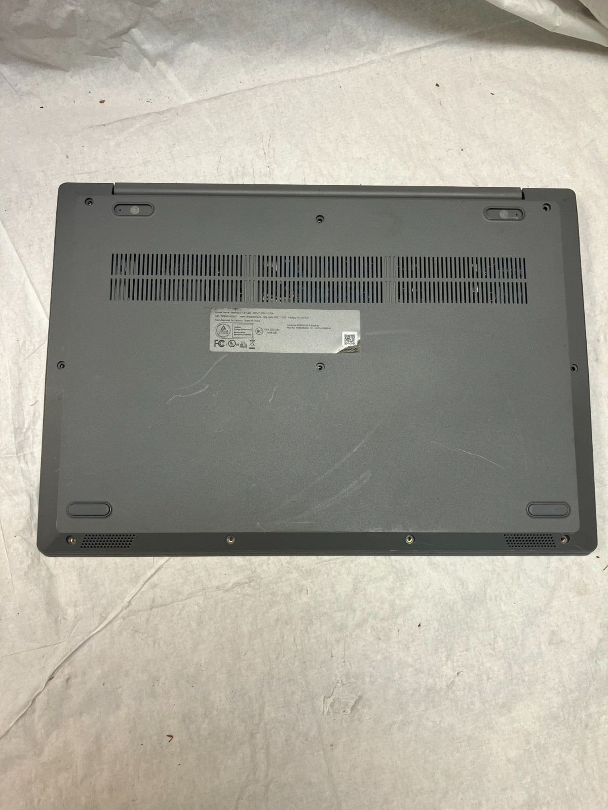 Lenovo IdeaPad 3-15ITL05 i3-1115G4 No SSD No Mem FOR Parts/Repair