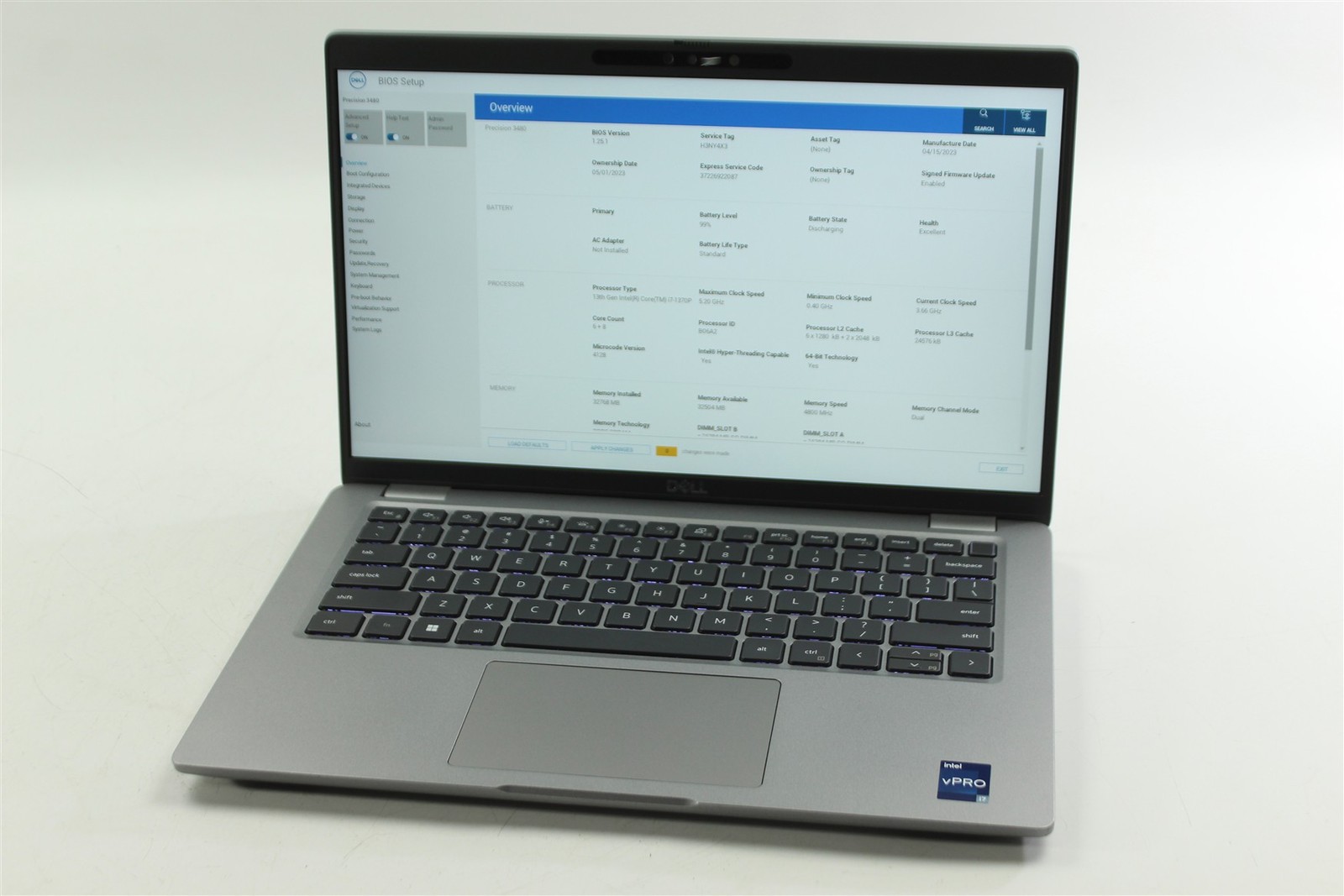 Dell Precision 3480 14″ FHD i7-1370P 1.9GHz 256GB SSD 32GB RAM W11P RTX A500