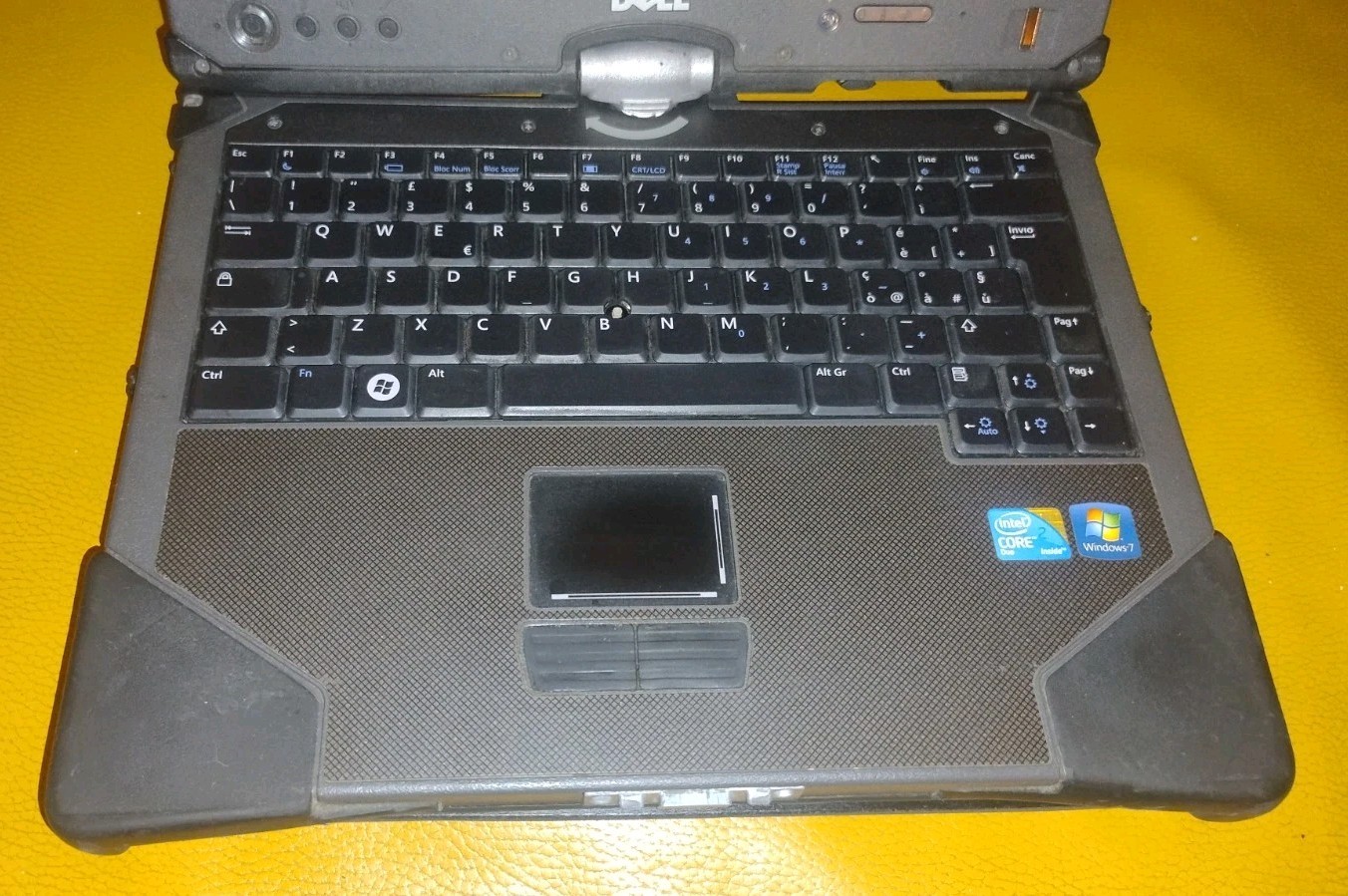 DELL LATITUDE XT2 XFR Touch Notebook Laptop Rugged Tablet Working Sold as spare