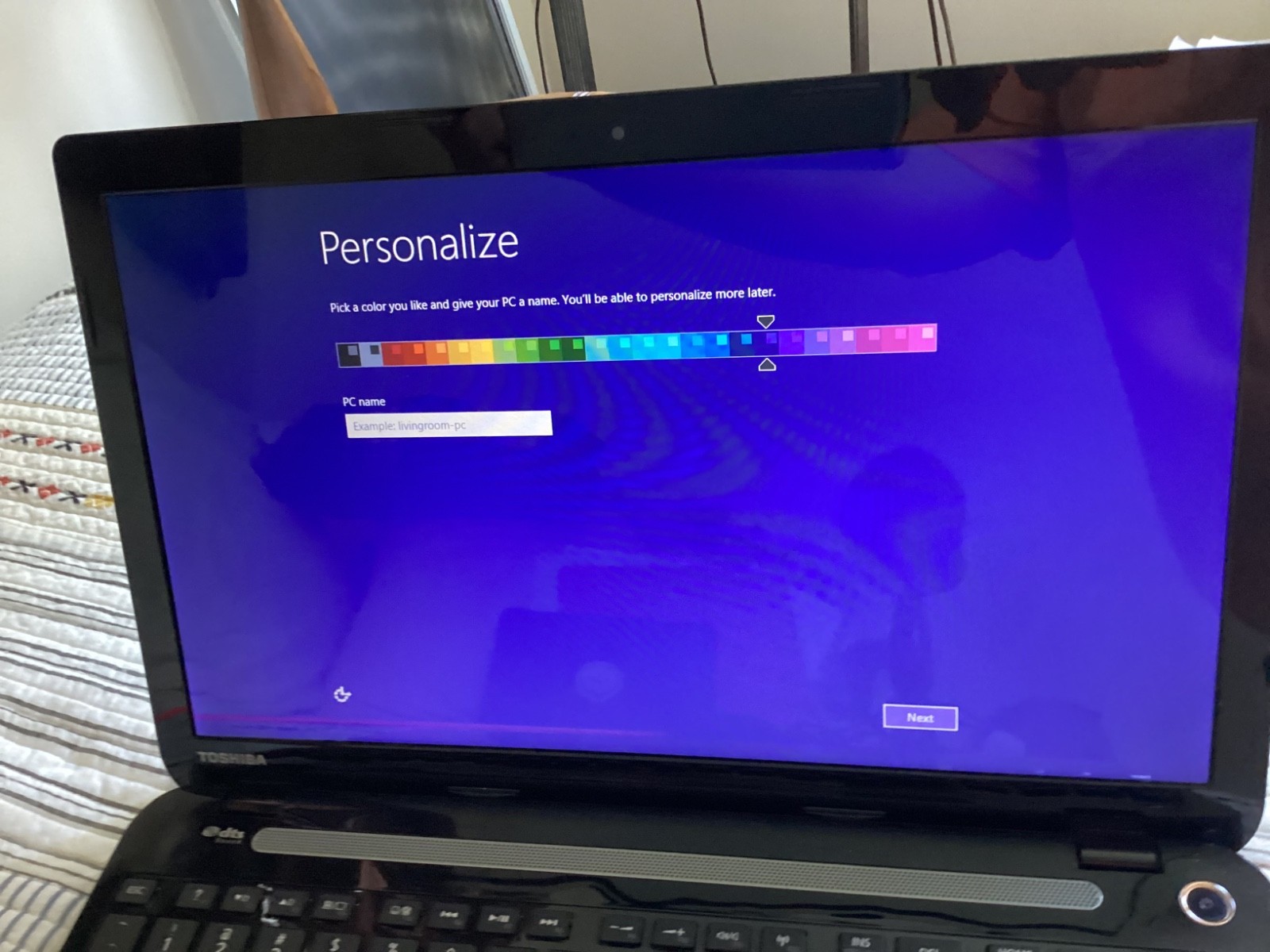2013 Toshiba Notebook 15.6″ Satellite L55-A1568, msft 8.1, RAM 8.0 intel core i5