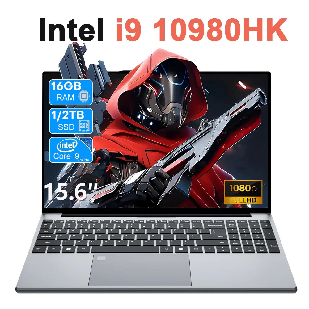 🔥 HOT DEAL! 15.6″ Intel i9 Laptop 16GB RAM 1TB SSD Windows 11 Backlit KB