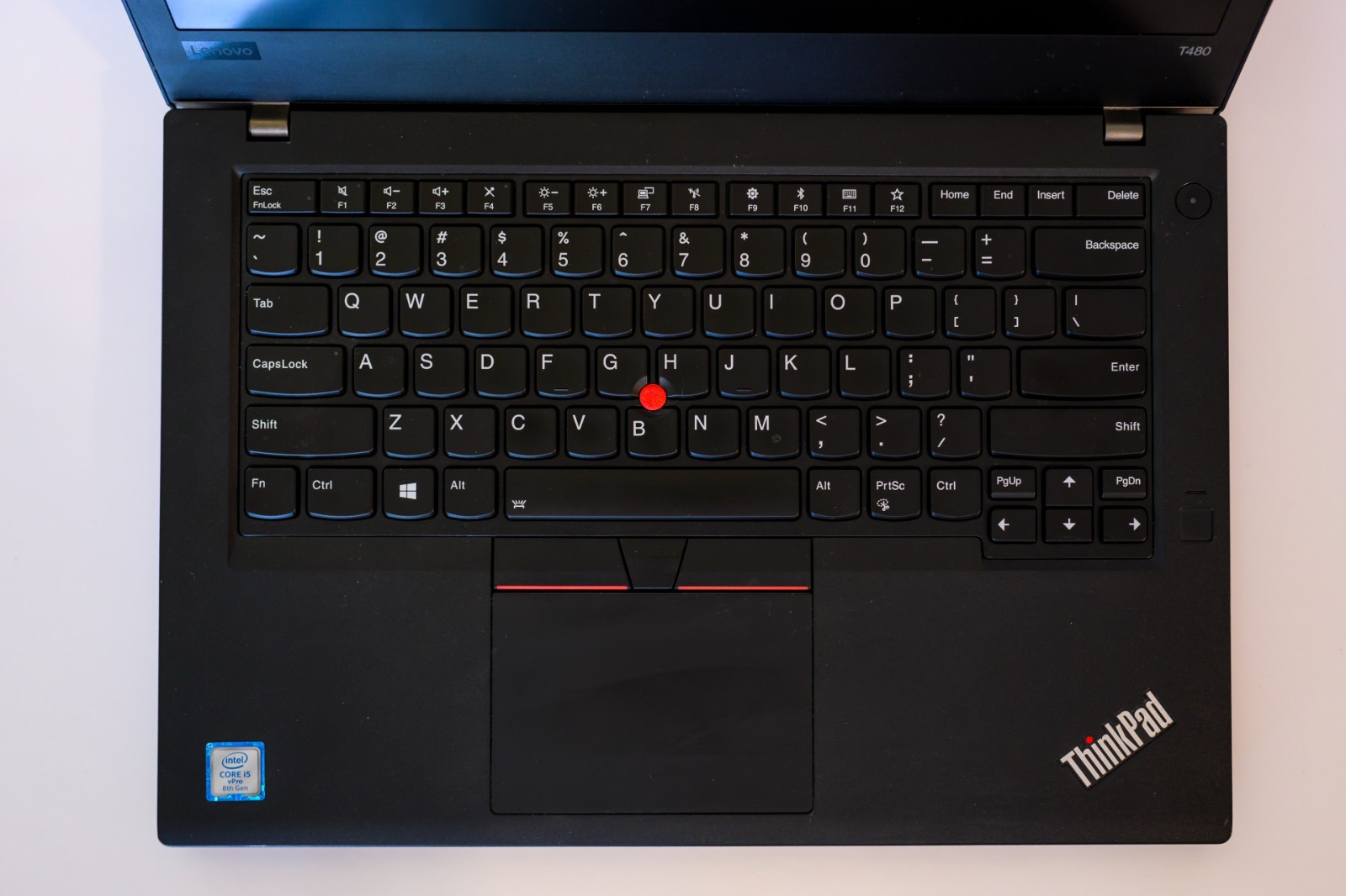 Lenovo ThinkPad T480 14″ FHD Core i5-8350U 12GB 256GB NVMe SSD Win 10 Pro IR/RGB
