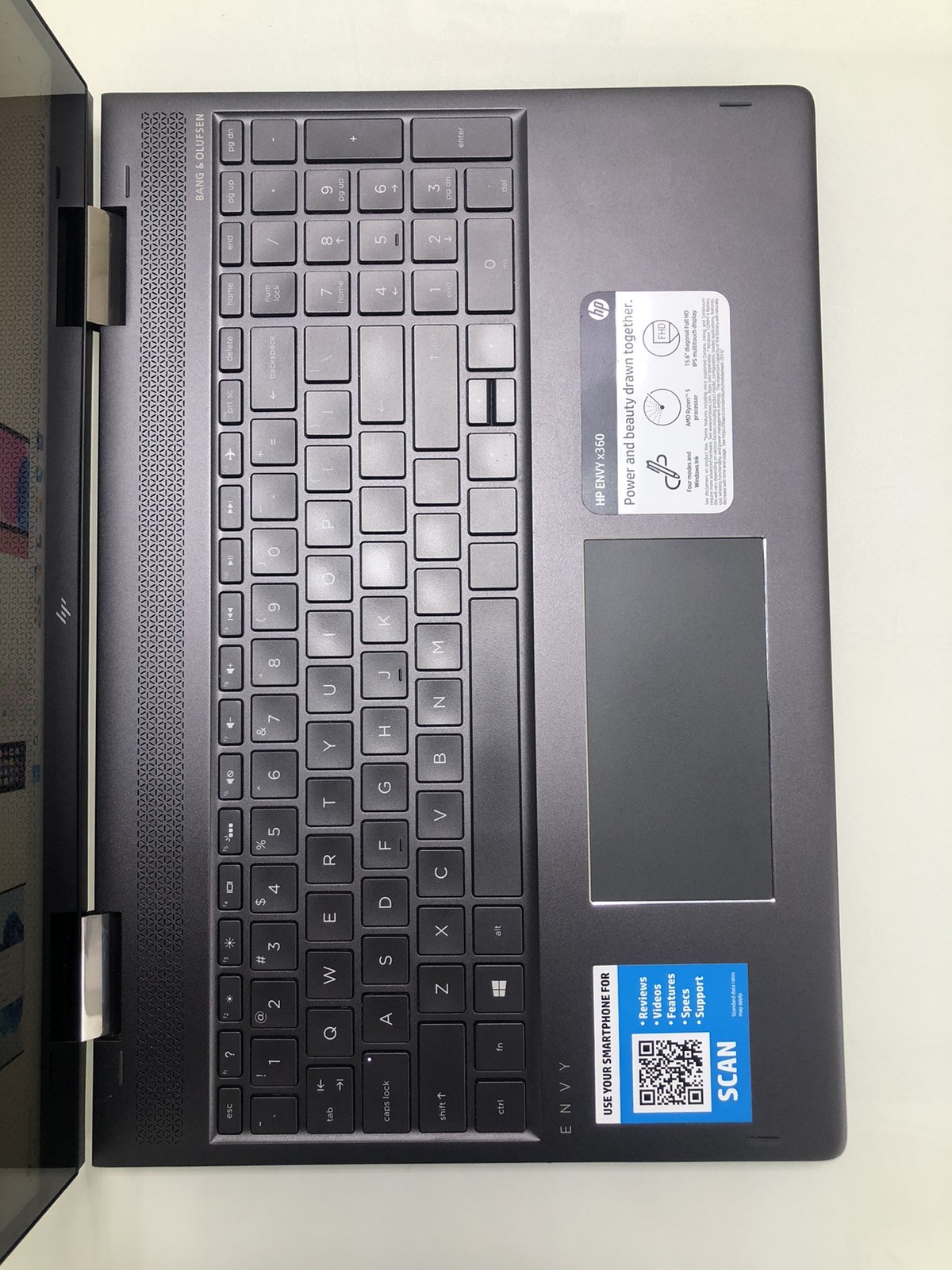 HP Envy x360 15m-bq1xx Ryzen 5 8GB RAM 256GB SSD Vega Graphics Touchscreen