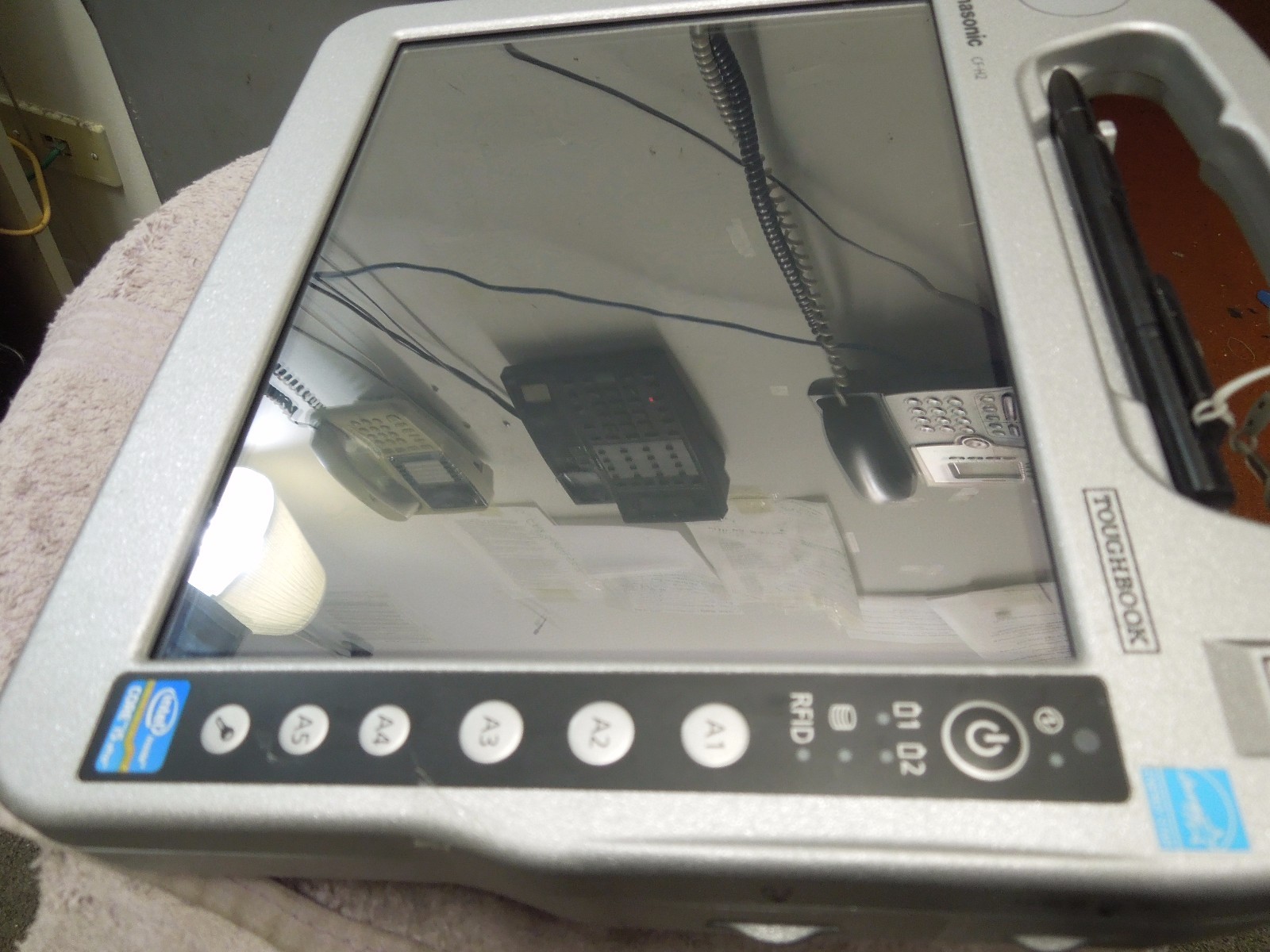 GPS/Panasonic CF-H2 Toughbook/10″/Core i5/SSD/toughpad/win10/4g LTE/BAR CODE/CAM