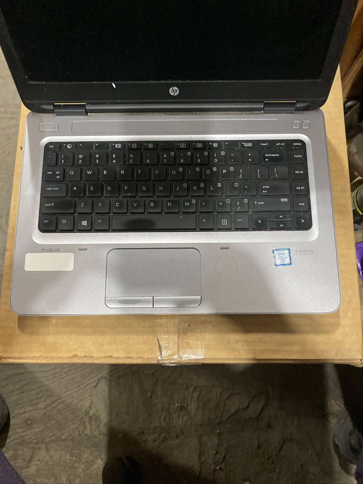 HP PROBOOK 640 G2 INTEL CORE i7-6600U 2.60GHZ 8GB RAM NO HD PARTS BIOS L0CKED