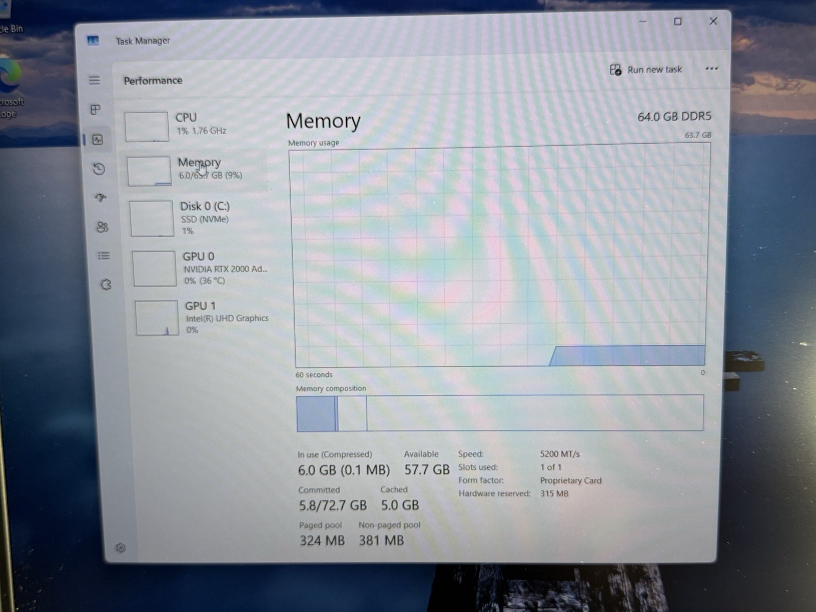 Dell Precision 7680 16″ i7-13850HX 64GB Ram 1TB SSD RTX 2000 Ada