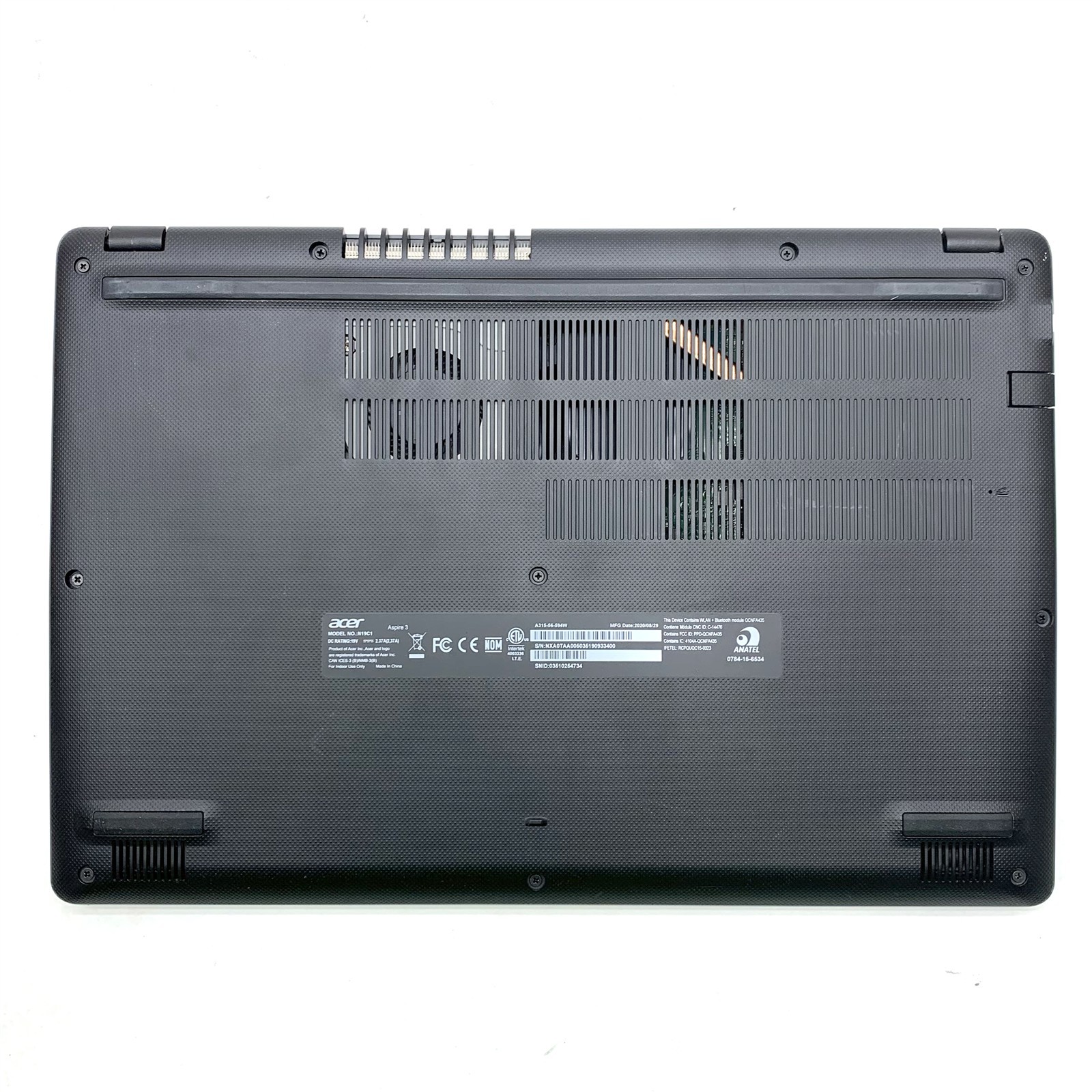 Acer Aspire 3 N19C1 15.5″ FHD Intel Core i5-1035G1 1.00 GHz No Power For Parts