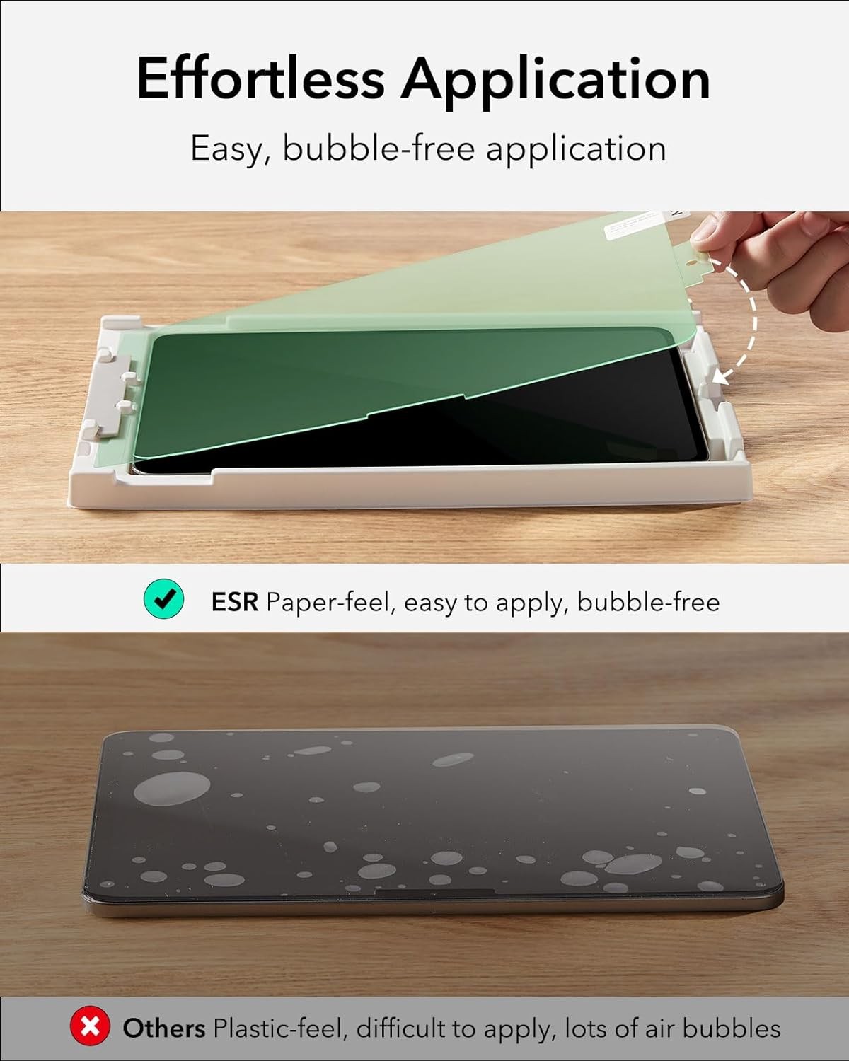 ESR 2 Pack Paper-Feel Screen Protector for iPad A16 11th/10th Generation 11 Inch